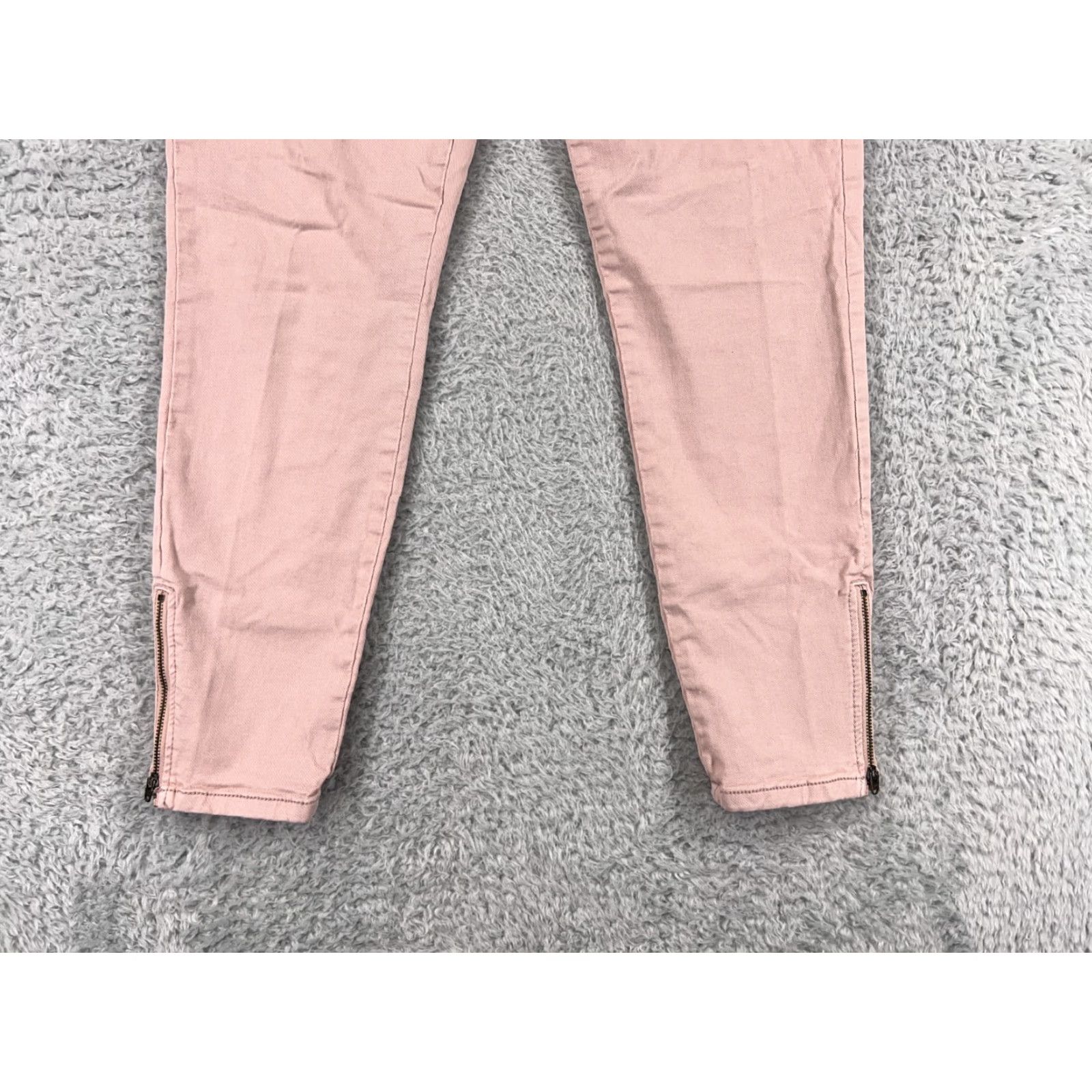 Joie JOIE Pink Denim Jeans 29 Womens Jeans Tapered Ankle Zip 5-Pocket Denim Jeans with Belt Loops Size 29" - 6 Thumbnail