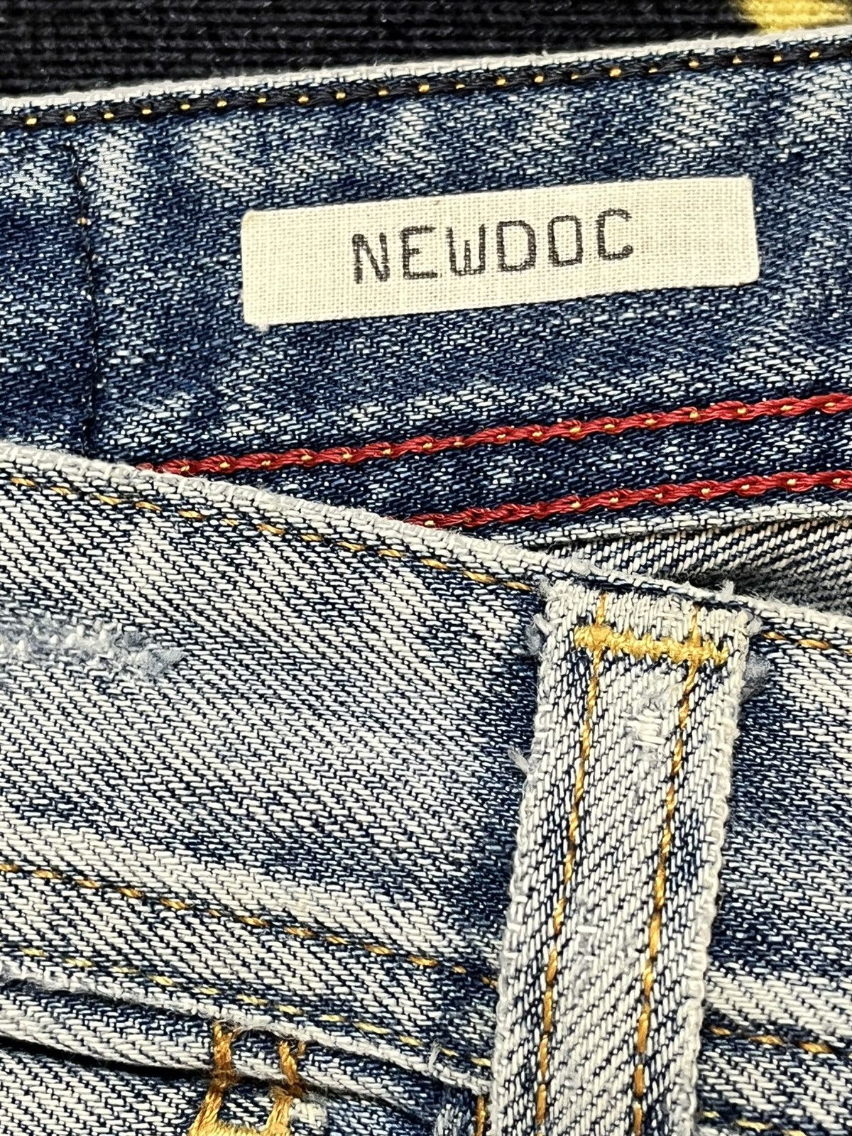 Replay Vintage Replay Newdoc Ripped Patches Distressed Denim Size US 33 - 9 Thumbnail