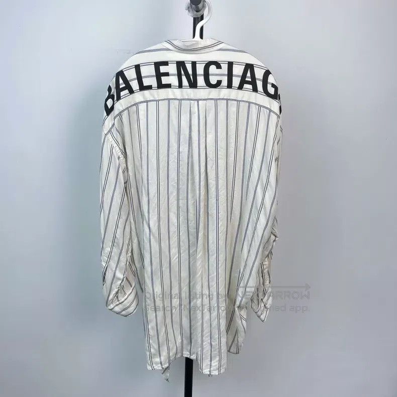 Balenciaga Balenciaga Striped Shirt Size XS / US 0-2 / IT 36-38 - 2 Thumbnail