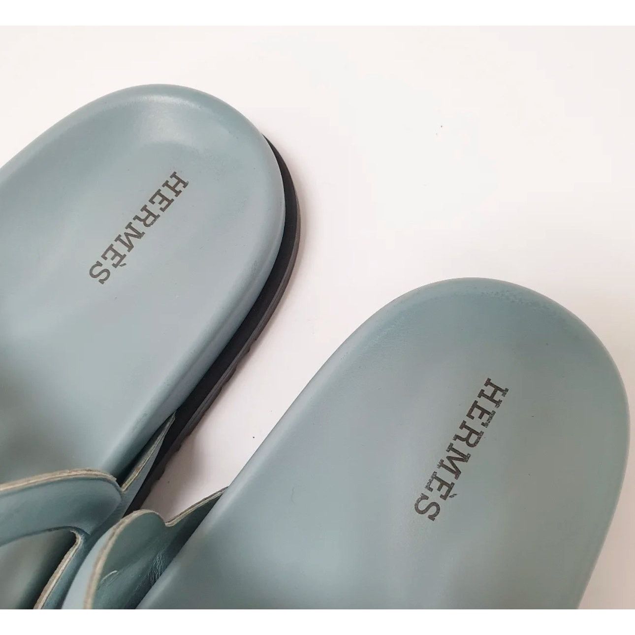 Hermes Hermes Extra Sandals Blue Flip Flops Sz.37 Size US 7 / IT 37 - 3 Thumbnail