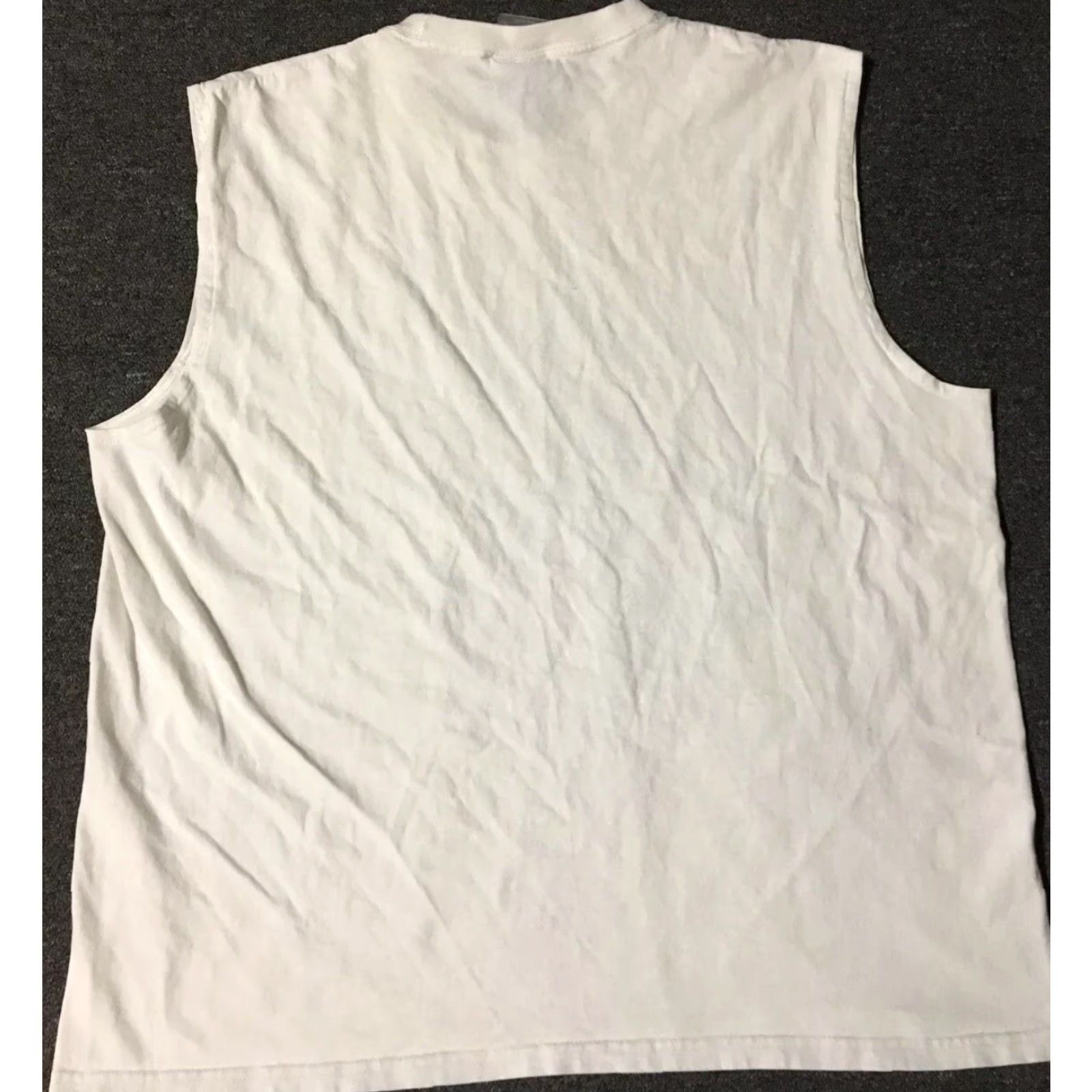 Nike VINTAGE Nike Center Swoosh Faded Tank Top XL White USA Basketball 90s Shirt Men Sleeveless Size US XL / EU 56 / 4 - 5 Thumbnail