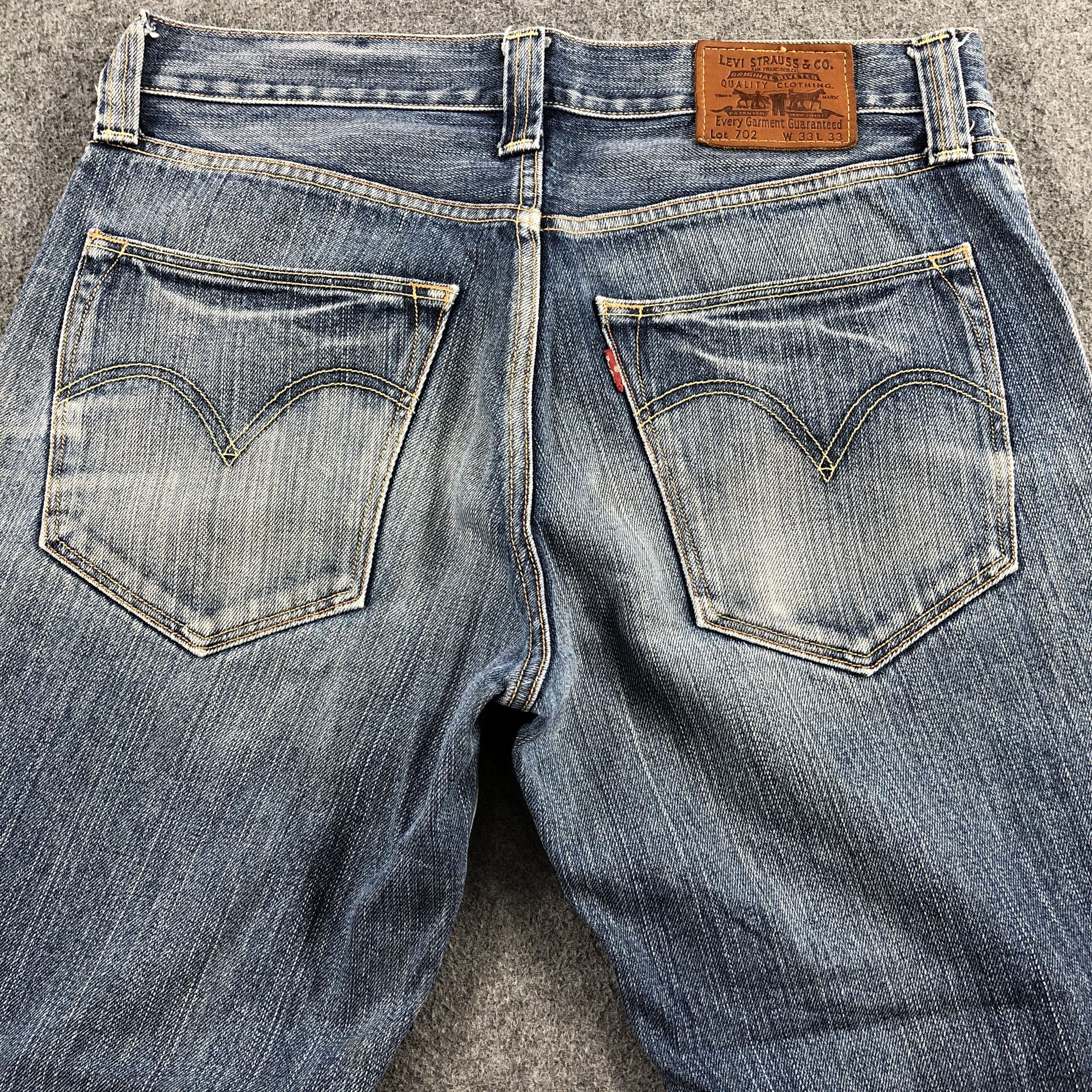 Levi's Vintage 90s Blue Wash Levis 702 Jeans-J1901 Size US 34 / EU 50 - 4 Thumbnail