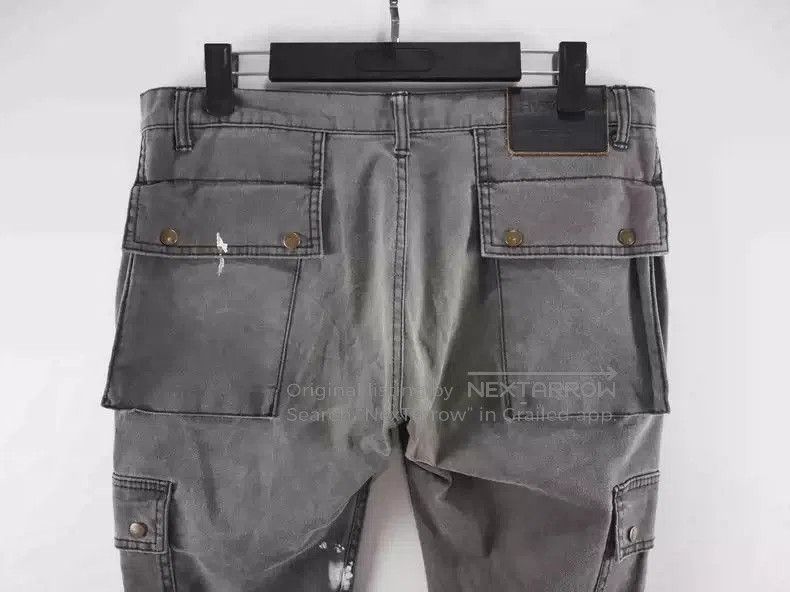 Undercover #2008AW undercover wash gray splash-ink overalls. Size US 34 / EU 50 - 3 Thumbnail