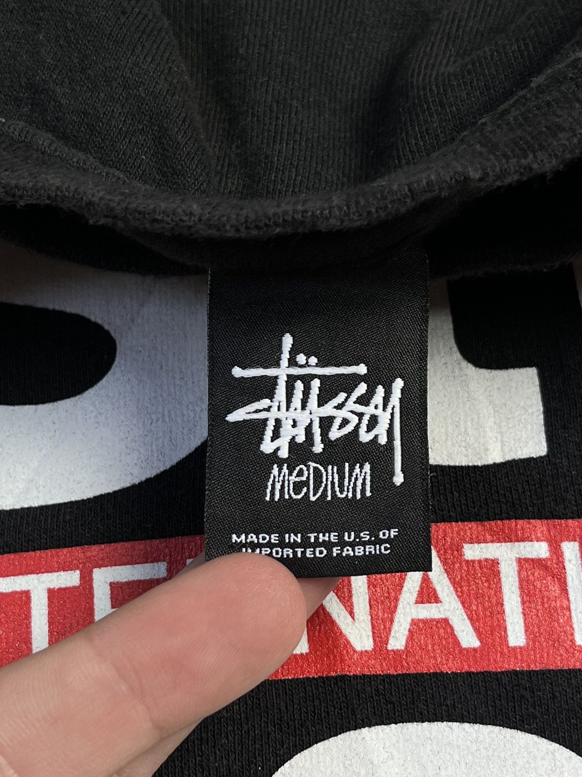 Stussy 🔥STUSSY VINTAGE BIG LOGO BOXY HOODED SWEATSHIRT 90’s USA Size US L / EU 52-54 / 3 - 4 Thumbnail