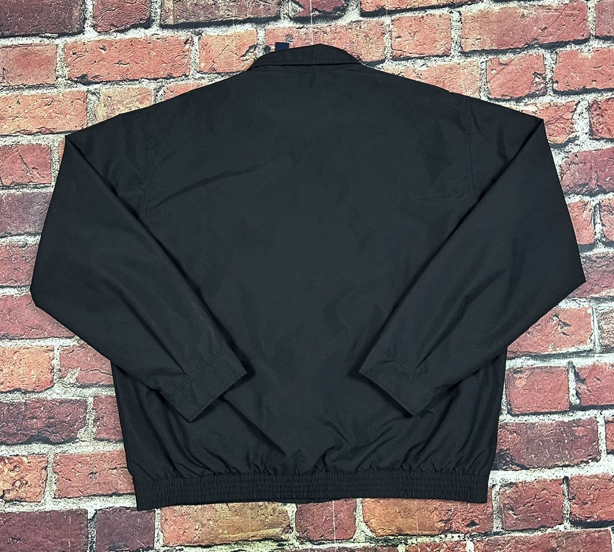 Chaps Vintage Ralph Lauren Chaps Full Zip Black Bomber Jacket Size US XL / EU 56 / 4 - 2 Thumbnail