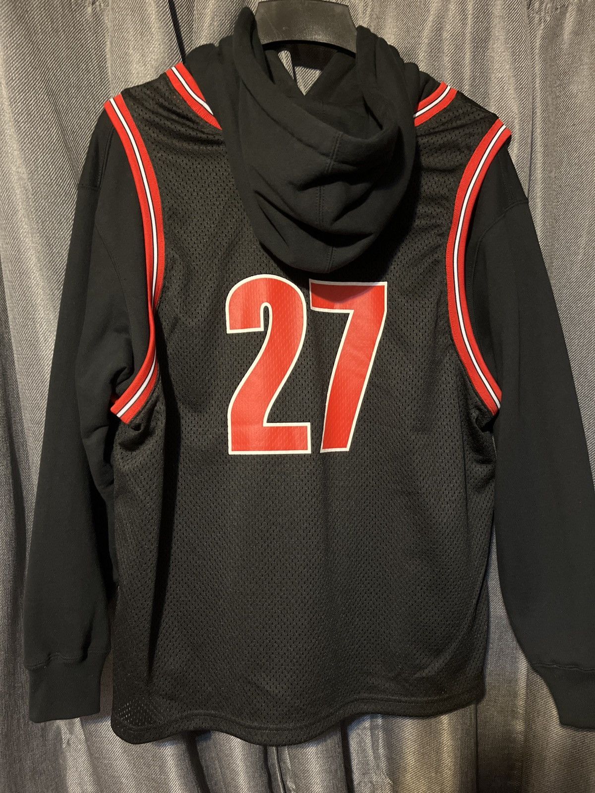 Supreme Supreme basketball jersey hooded sweatshirt Size US S / EU 44-46 / 1 - 2 Thumbnail