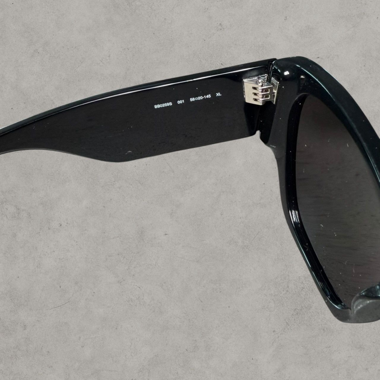 Balenciaga Balenciaga Cateye Logo Black Sunglasses Size ONE SIZE - 5 Thumbnail