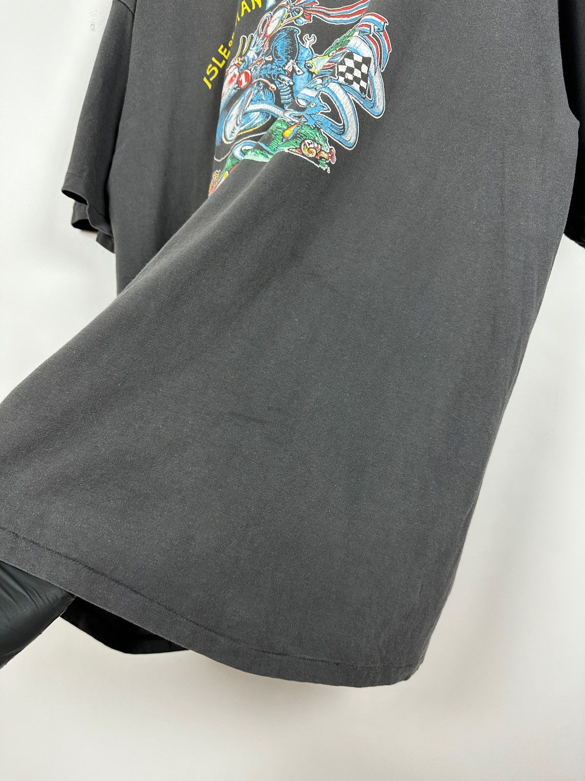 Vintage 1995 Vintage Isle Of Man Ogri Moto T-Shirt Size US XL / EU 56 / 4 - 11 Thumbnail