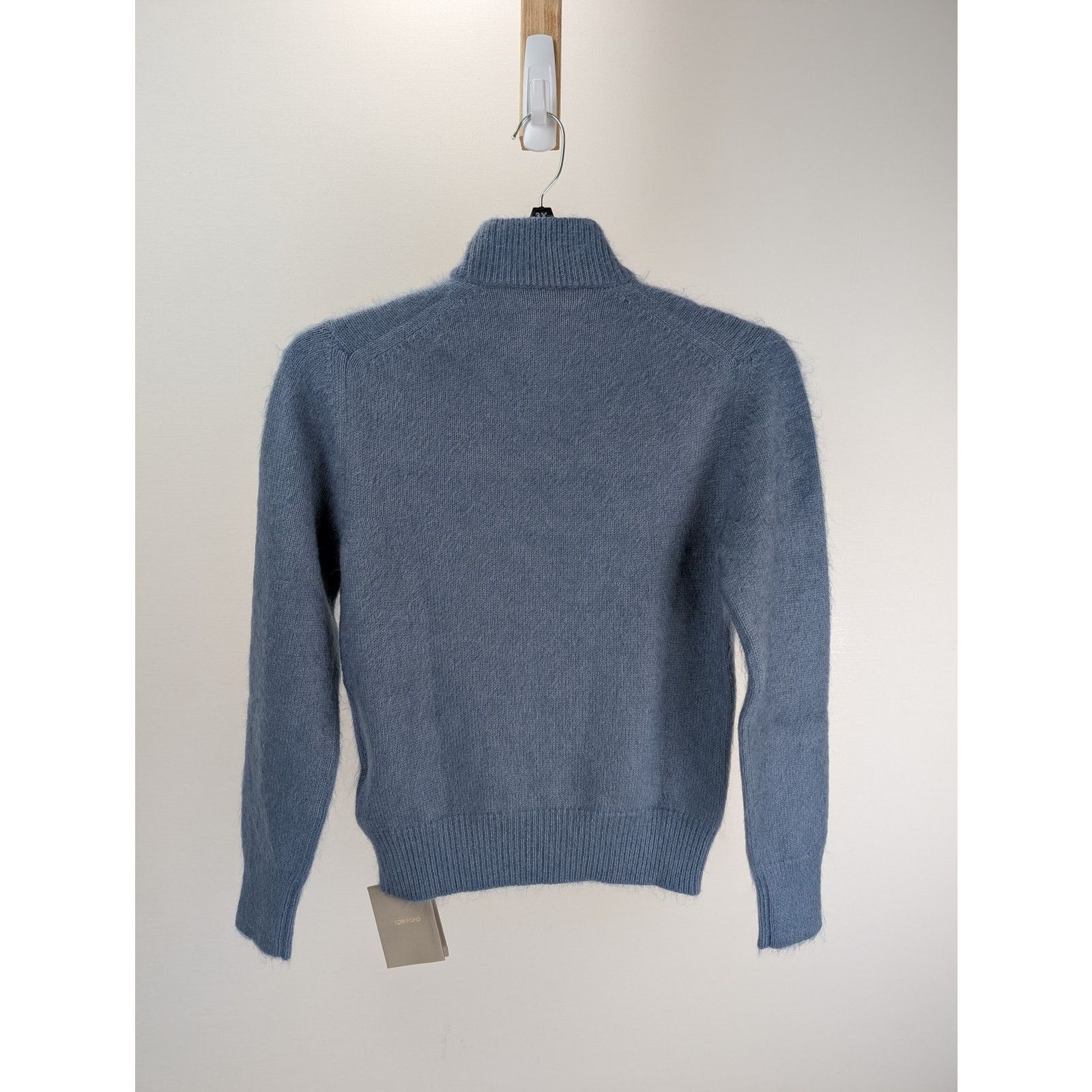 Tom Ford o1rshd1 Turtle Neck Sweatshirt in Blue Size US M / EU 48-50 / 2 - 10 Thumbnail