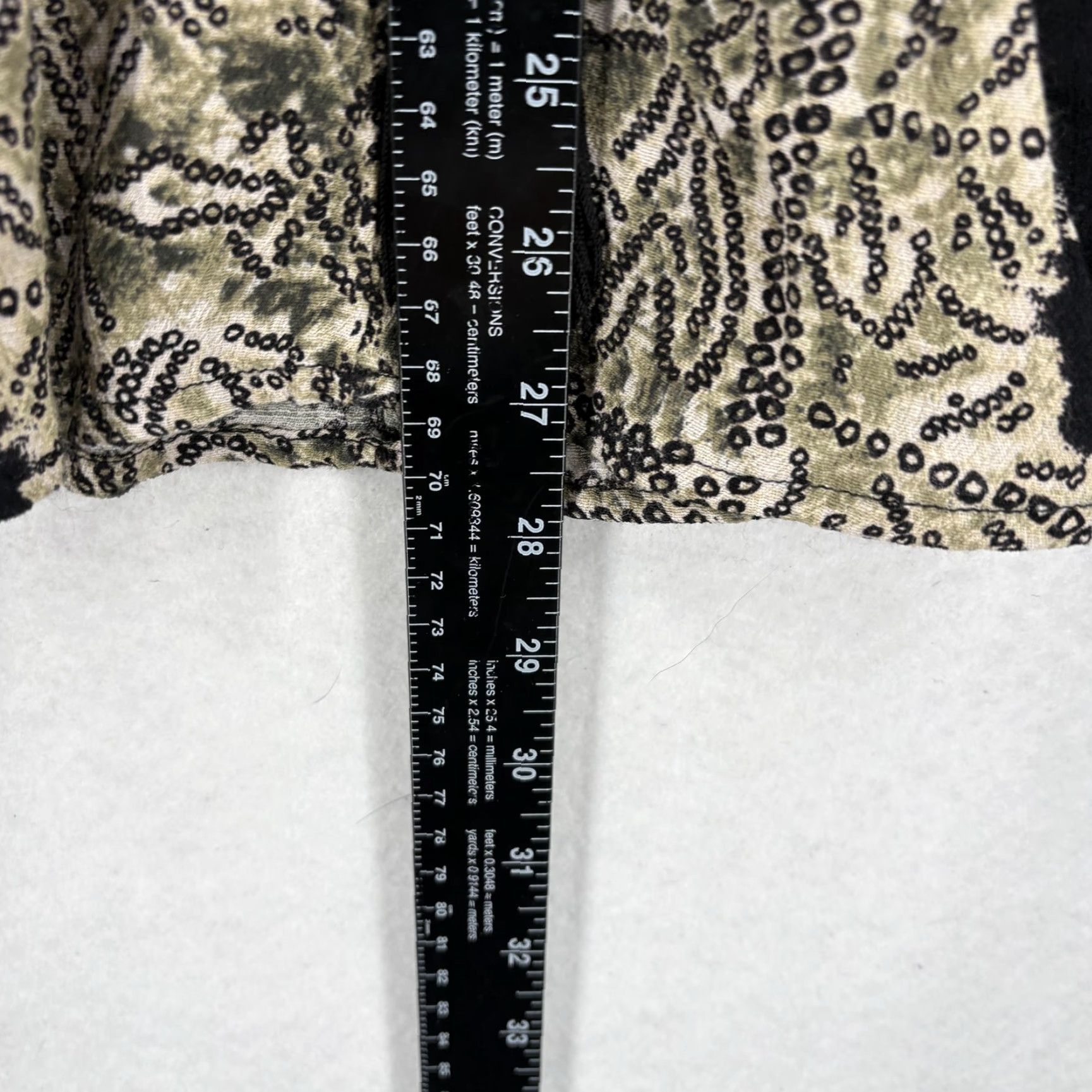 Free People Free People Tunic Blouse Womens Medium Black Boho Relaxed Knit Viscose Rayon Lace Up Square Neck Long Sleeve Size M / US 6-8 / IT 42-44 - 7 Thumbnail