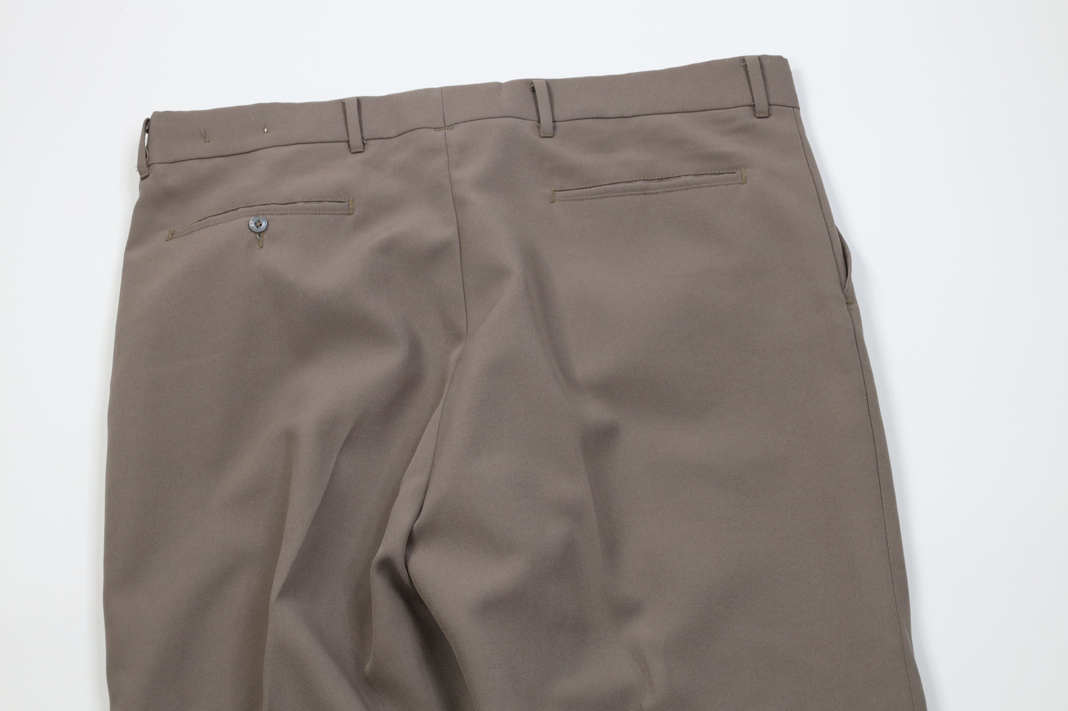 Vintage Vintage 70s Streetwear Flared Wide Leg Chino Pants Gray USA Size US 36 / EU 52 - 11 Thumbnail