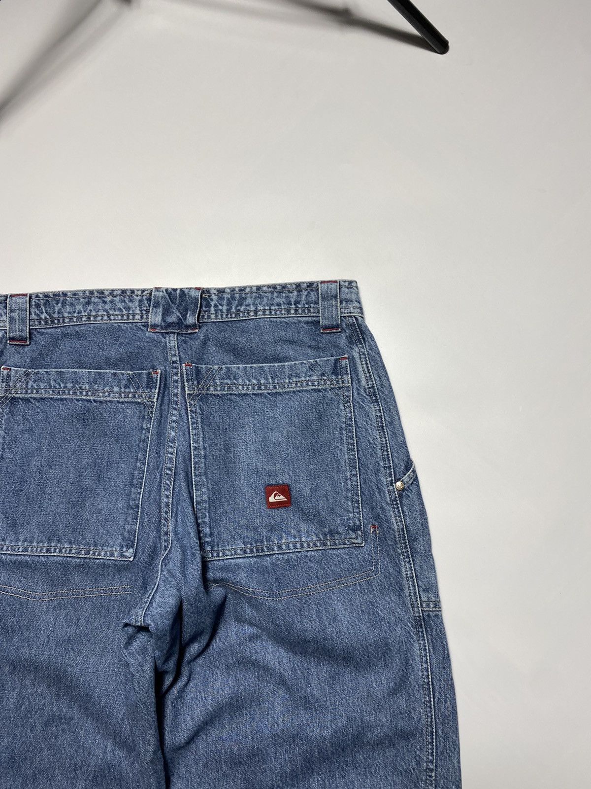 JNCO × Quiksilver × Vintage Vintage Quicksilver baggy rap oversized prison denim jeans Size US 31 - 3 Thumbnail