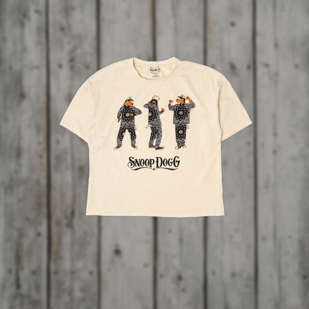 Vintage VINTAGE Snoop Dogg Dogs T-Shirt (2020s) Unisex Adults Large White Short Sleeve Shirt Mens Size US L / EU 52-54 / 3 - 1 Thumbnail