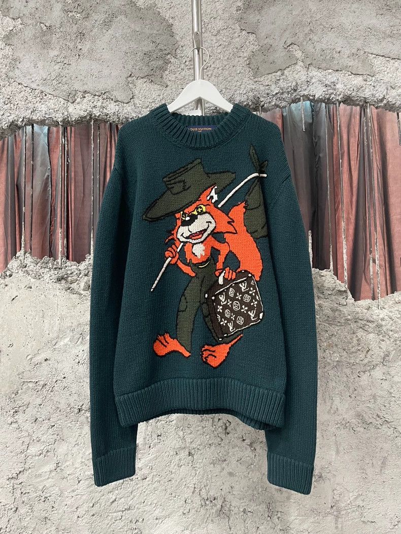 Louis Vuitton Louis Vuitton Fox Cartoon Sweater Size US M / EU 48-50 / 2 - 1 Thumbnail