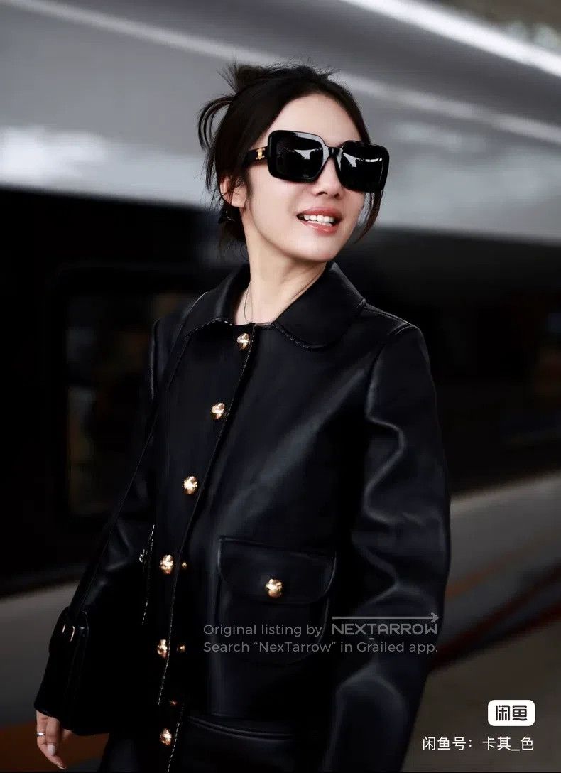 Celine Celine Black gold arc de Triomphe leather coat Size XS / US 0-2 / IT 36-38 - 2 Thumbnail