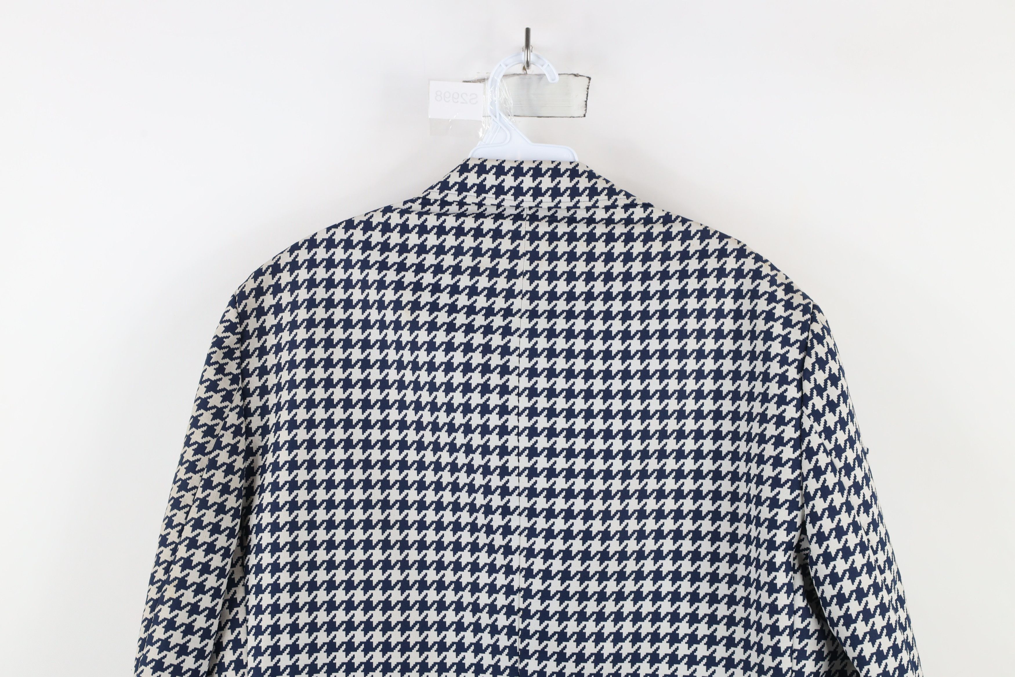 Vintage Vintage 70s Streetwear Houndstooth Suit Coat Blazer Jacket Size US XL / EU 56 / 4 - 15 Thumbnail