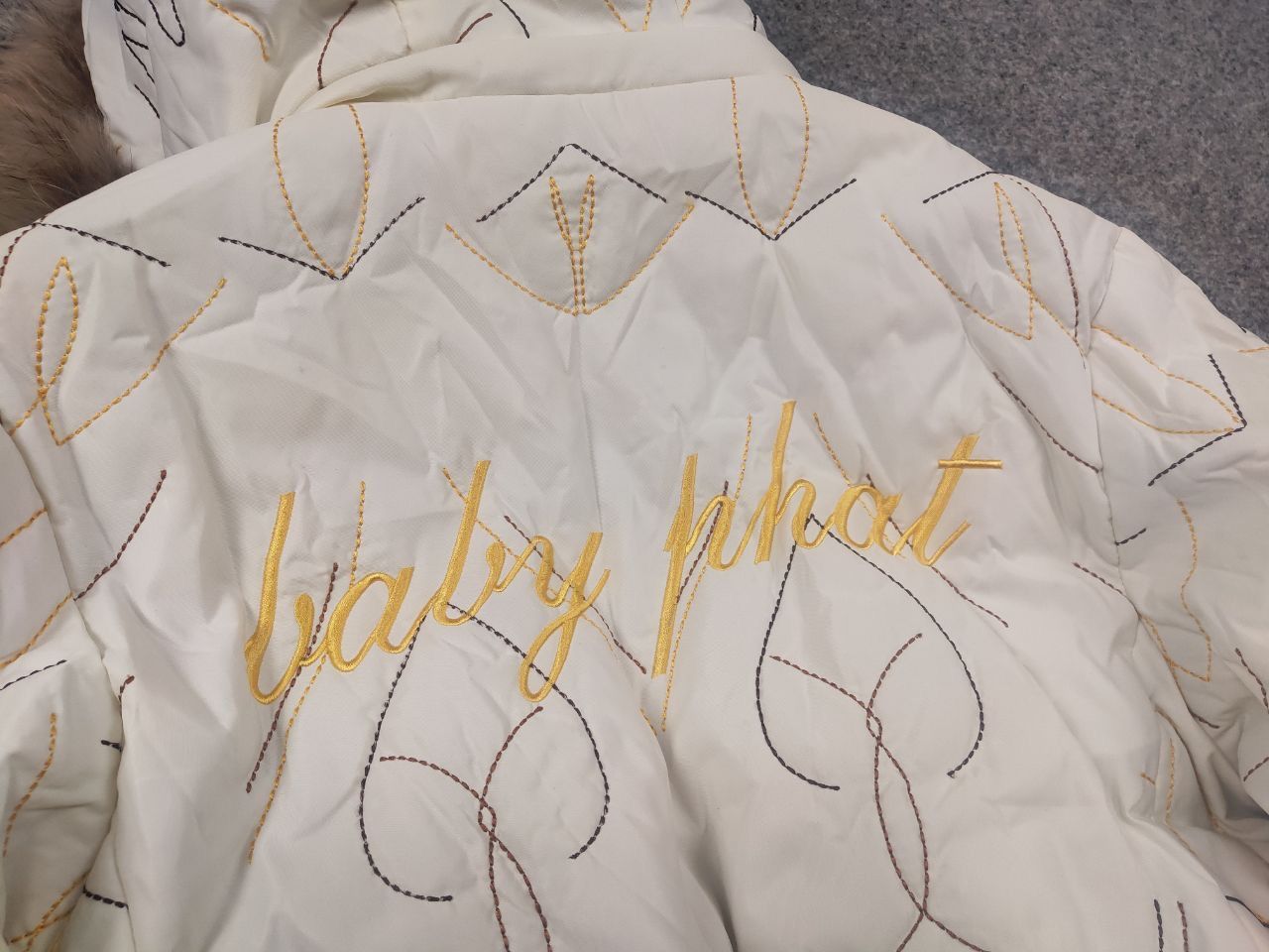 If Six Was Nine Rare Vintage Y2K Baby Phat Fur Jacket Ribbed LGB Grunge Size M / US 6-8 / IT 42-44 - 10 Thumbnail