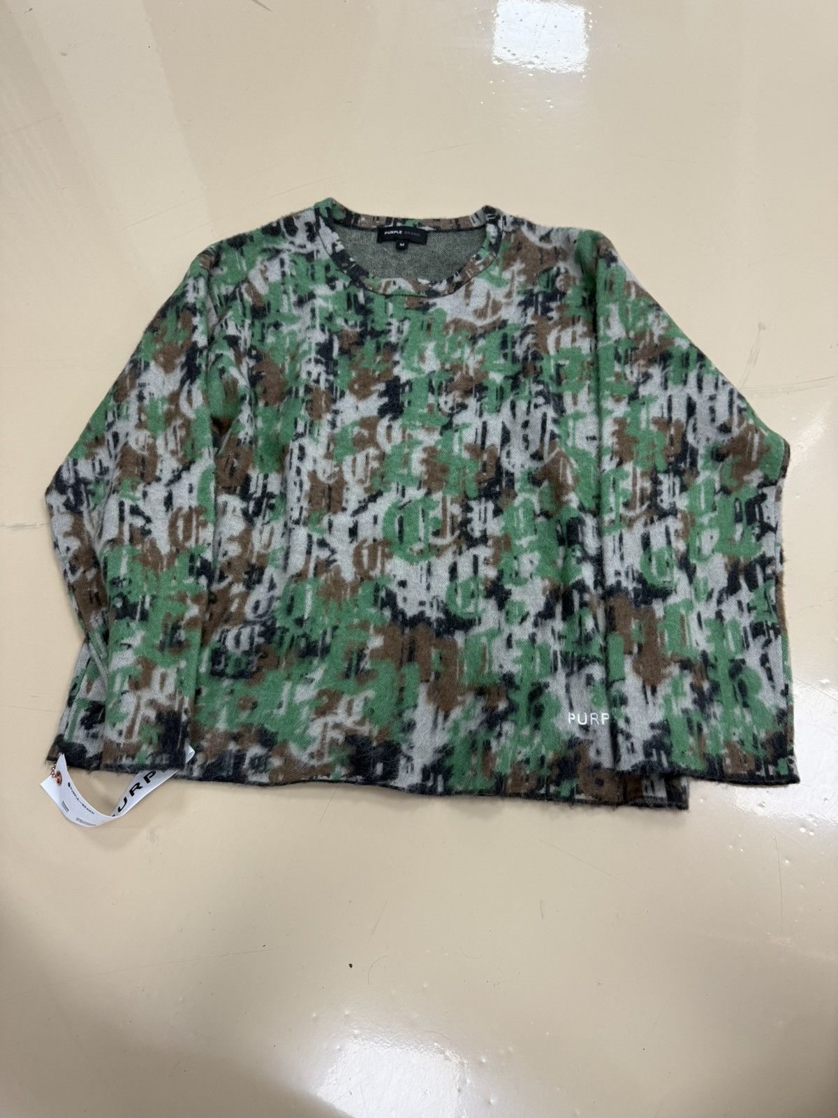 Purple Brand Purple Brand Camo Pull Over Size US M / EU 48-50 / 2 - 1 Thumbnail