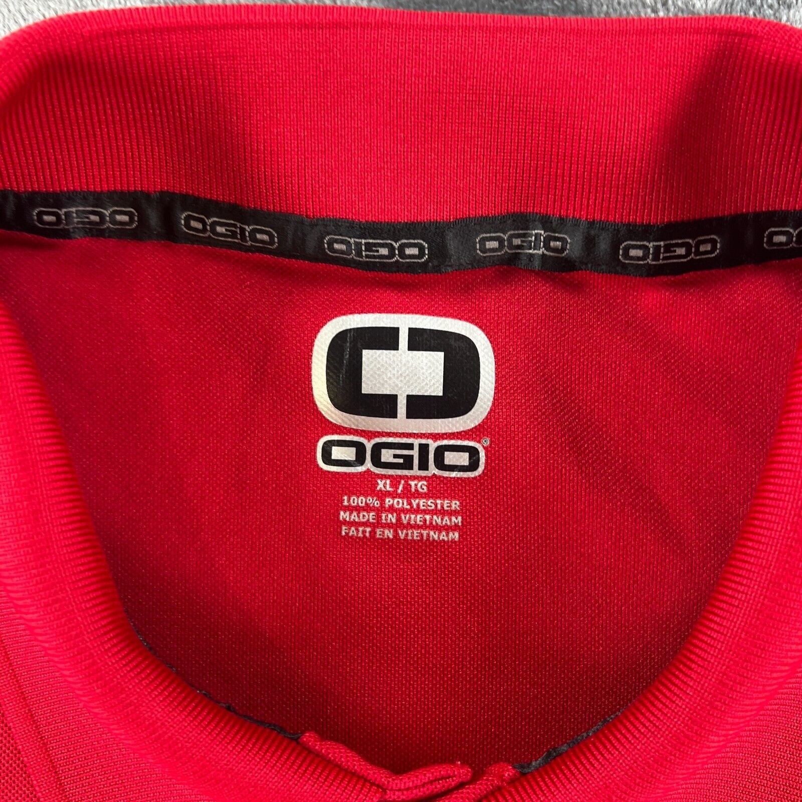 Ogio OGIO Red Golf Polo Men XL Smuckers Jelly Jam Work Employee U Size US XL / EU 56 / 4 - 8 Thumbnail