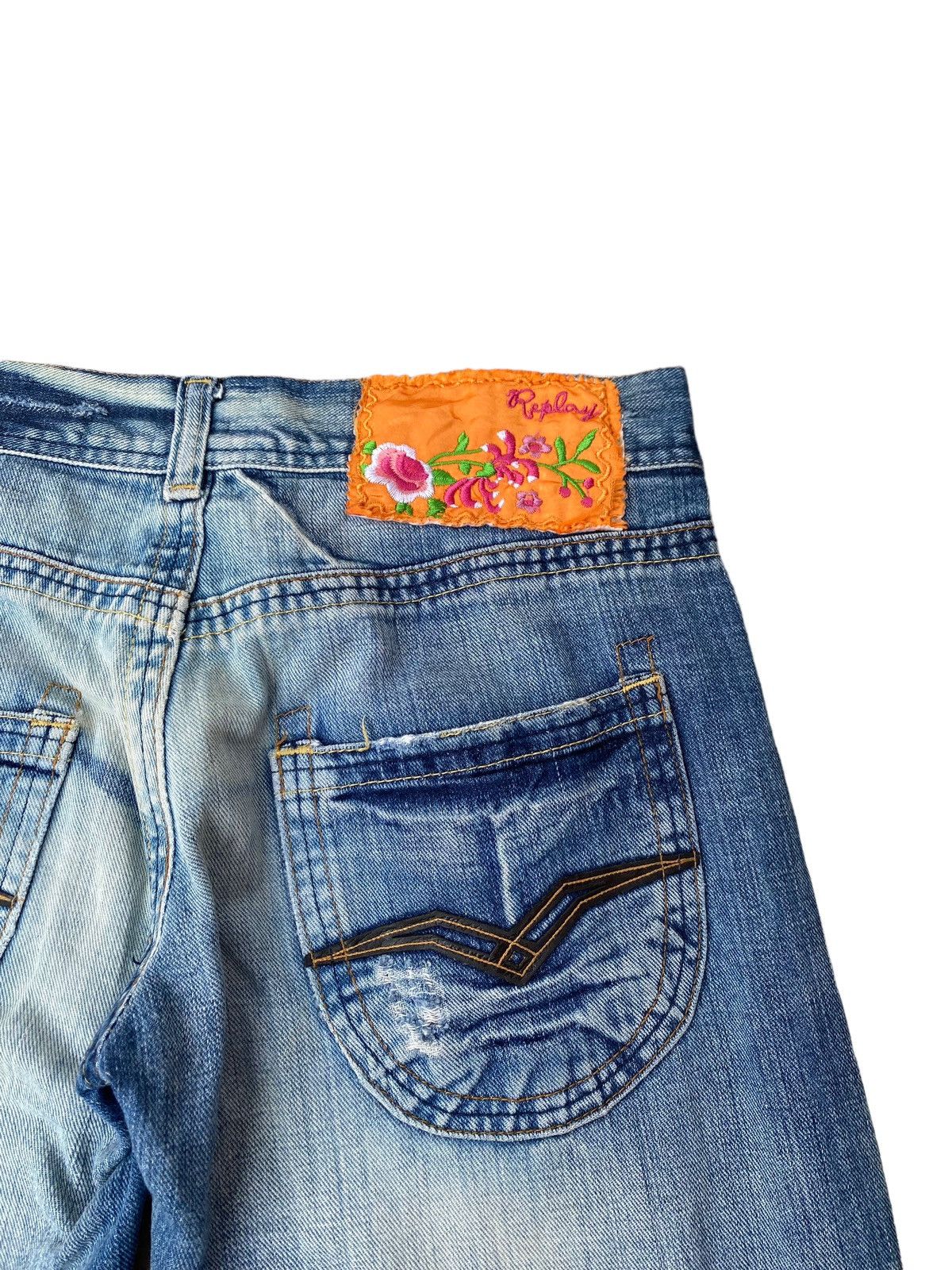 Replay Replay Low Rise Flare Pant Size 30" / US 8 / IT 44 - 4 Thumbnail