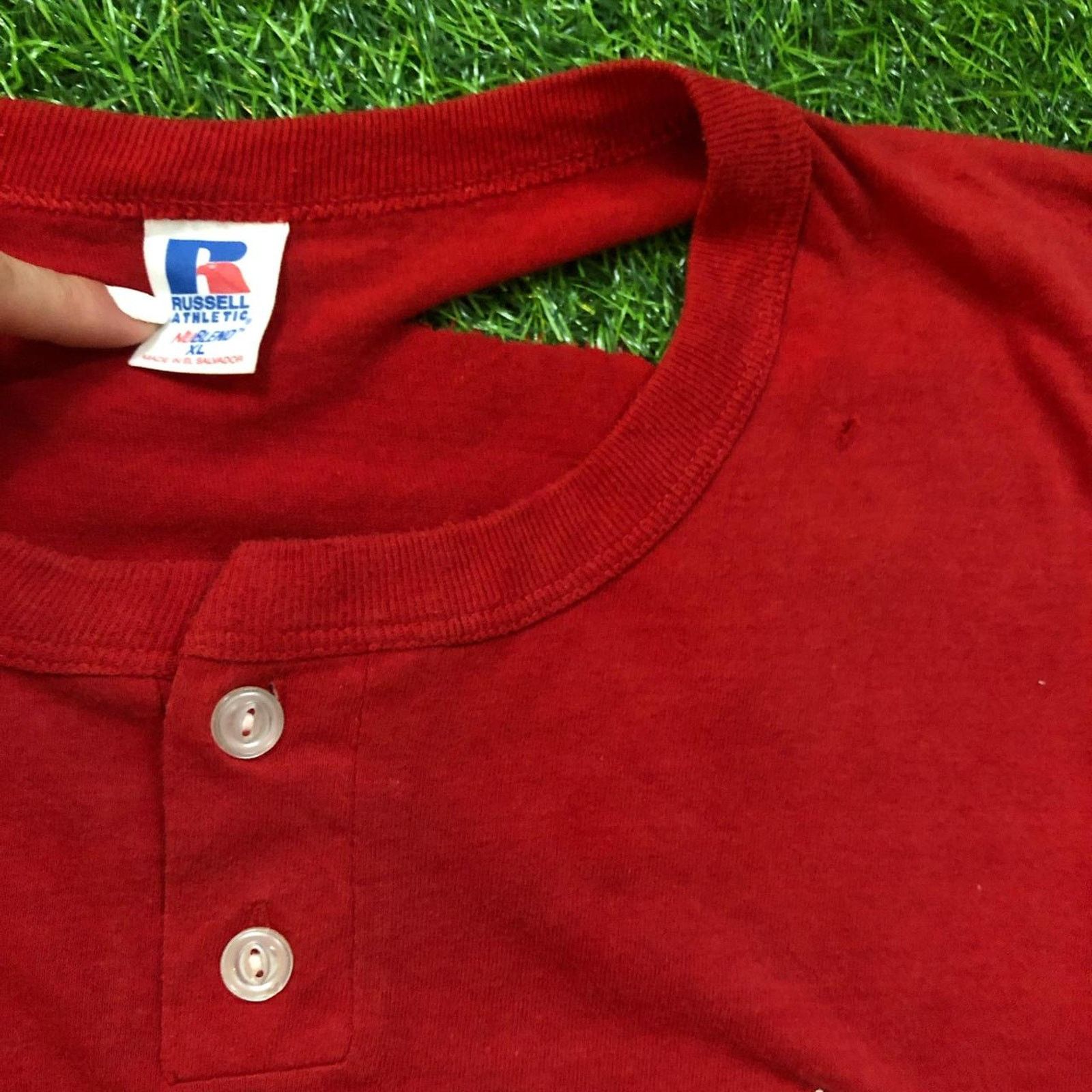 Russell Athletic Red Distressed ‘Loveland’ Graphic Number Tee Size US XL / EU 56 / 4 - 3 Thumbnail