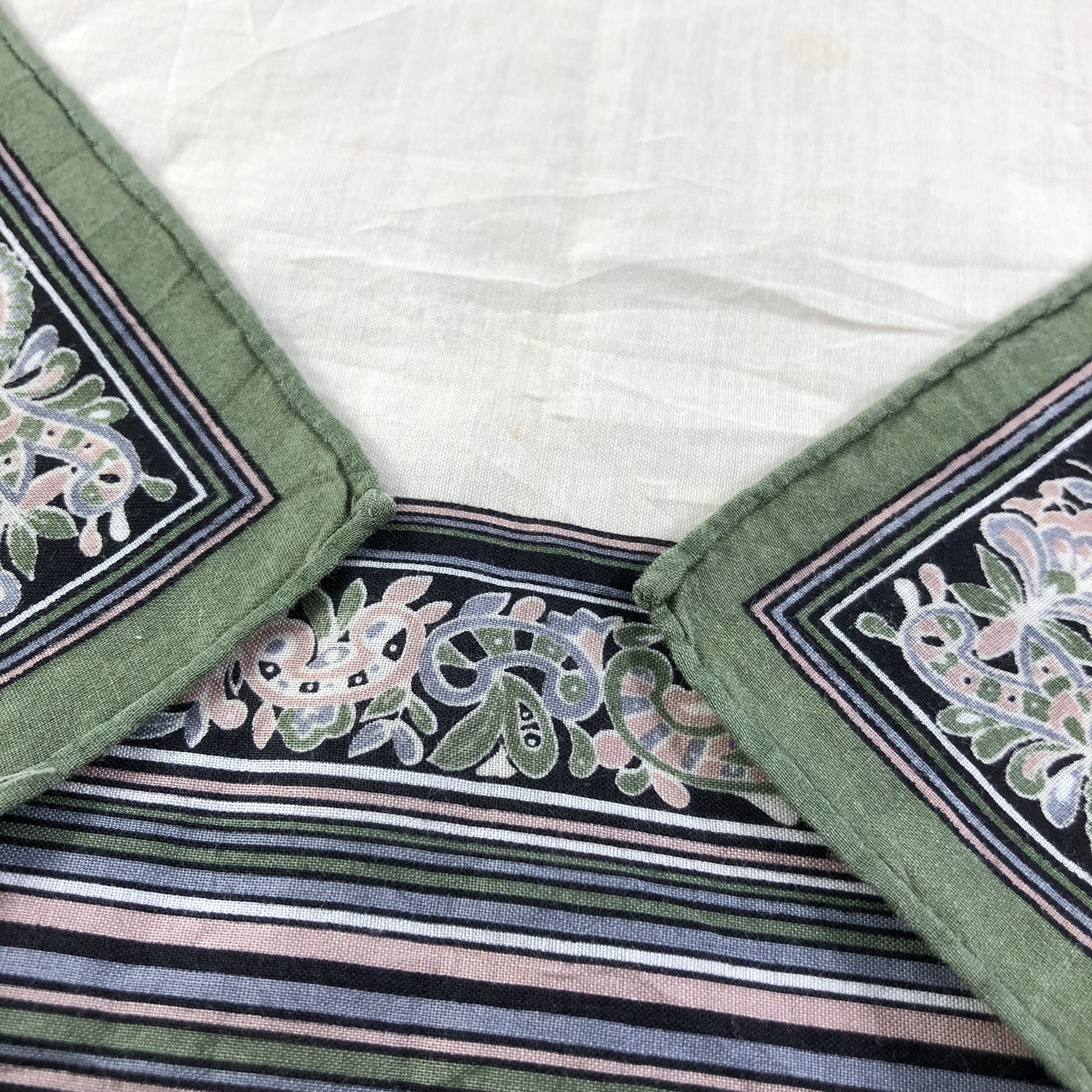 Yves Saint Laurent YSL Hand Rolled Handkerchief Neckerchief Bandana H1694 Size ONE SIZE - 5 Thumbnail