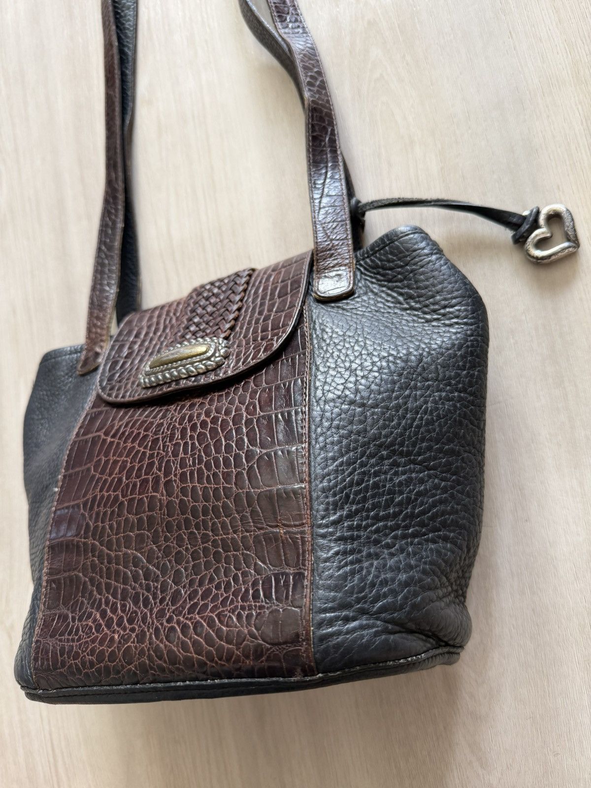 Brighton Vtg Brighton Leather Handbag Purse Crossbody Shoulder Bag Size ONE SIZE - 2 Thumbnail