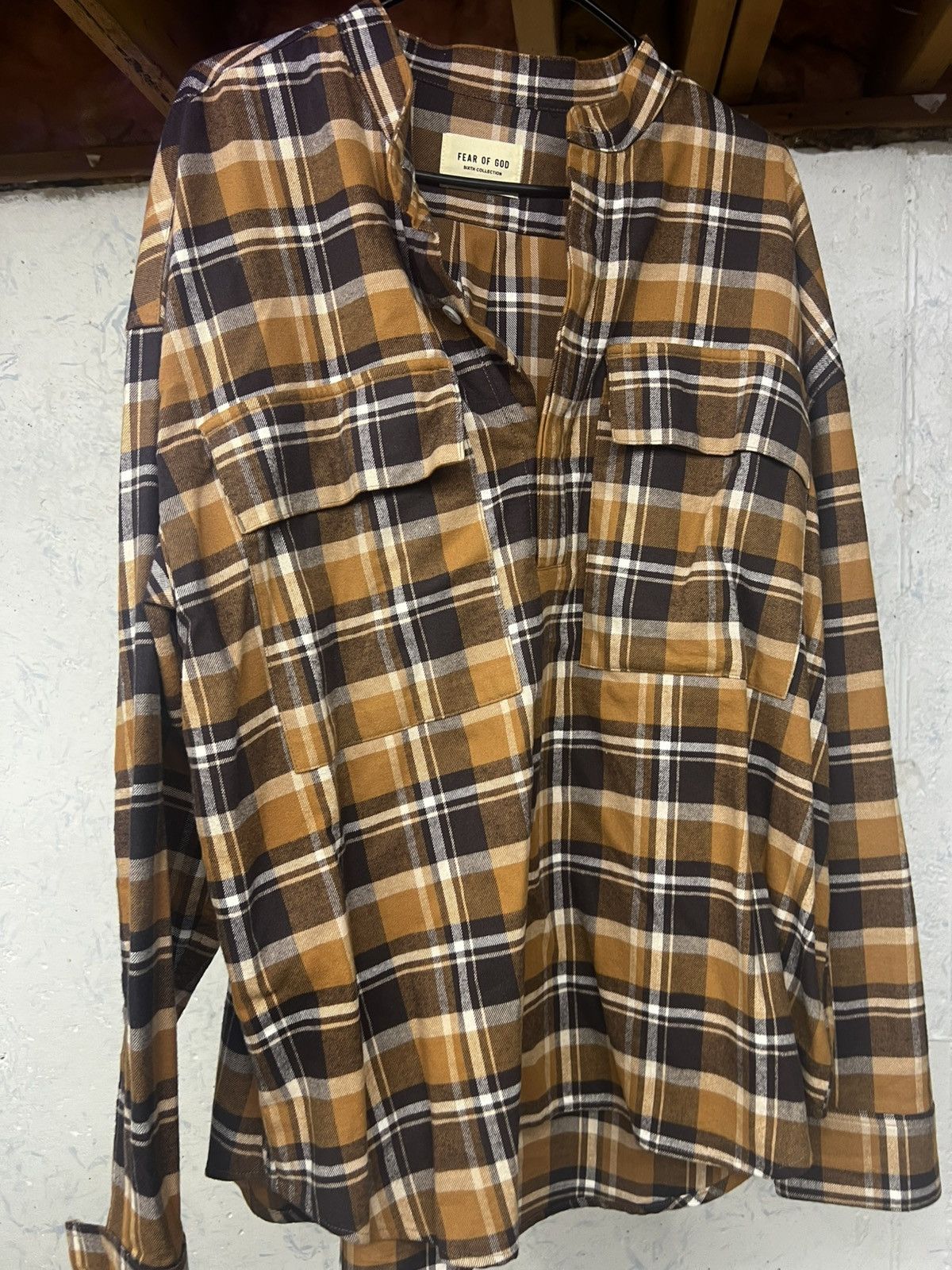Fear of God Fear of God Sixth Collection Plaid Flannel Shirt | Grailed