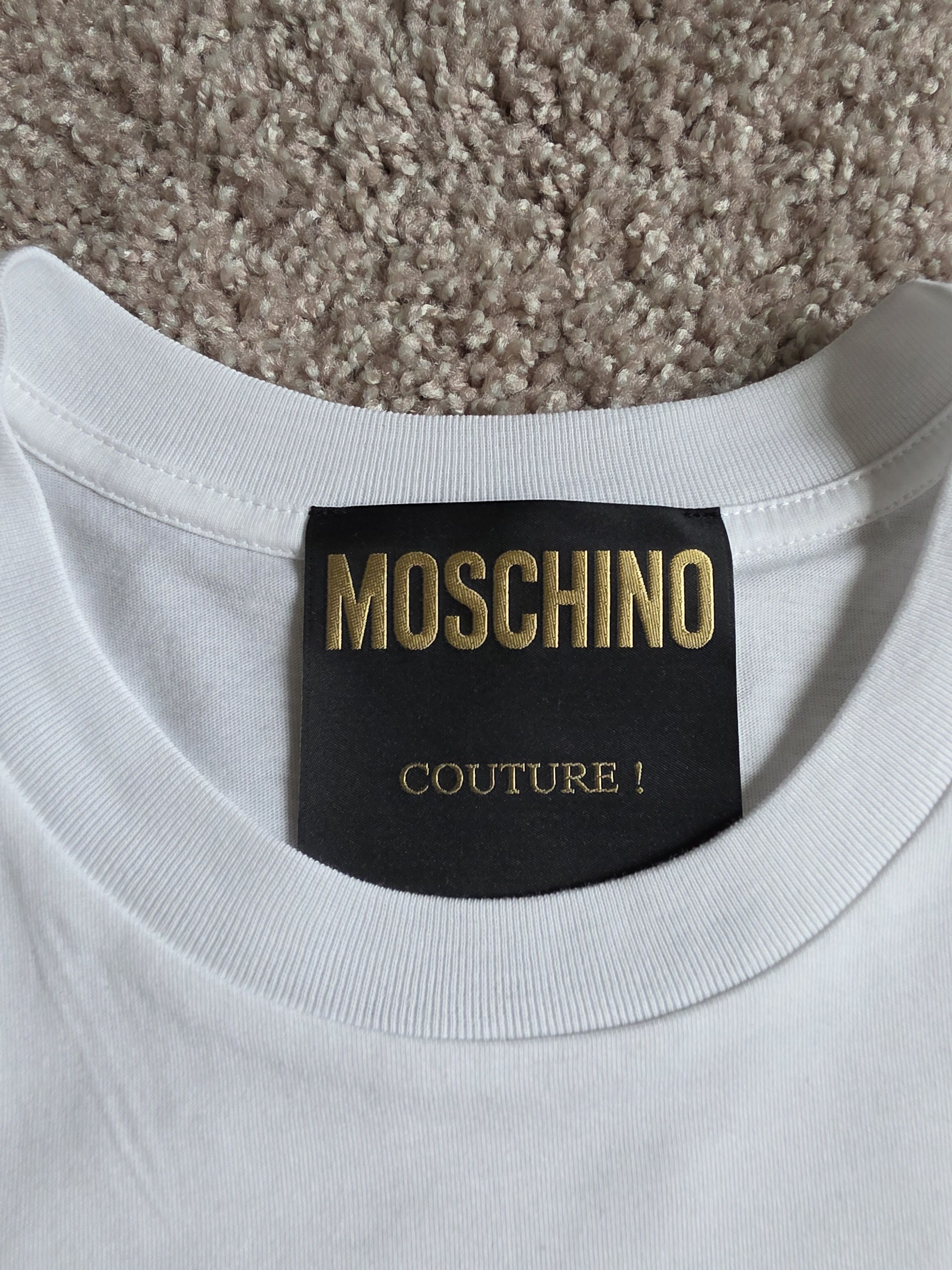 Moschino Moschino: Question Mark T-Shirt (NEW) Size US L / EU 52-54 / 3 - 7 Thumbnail