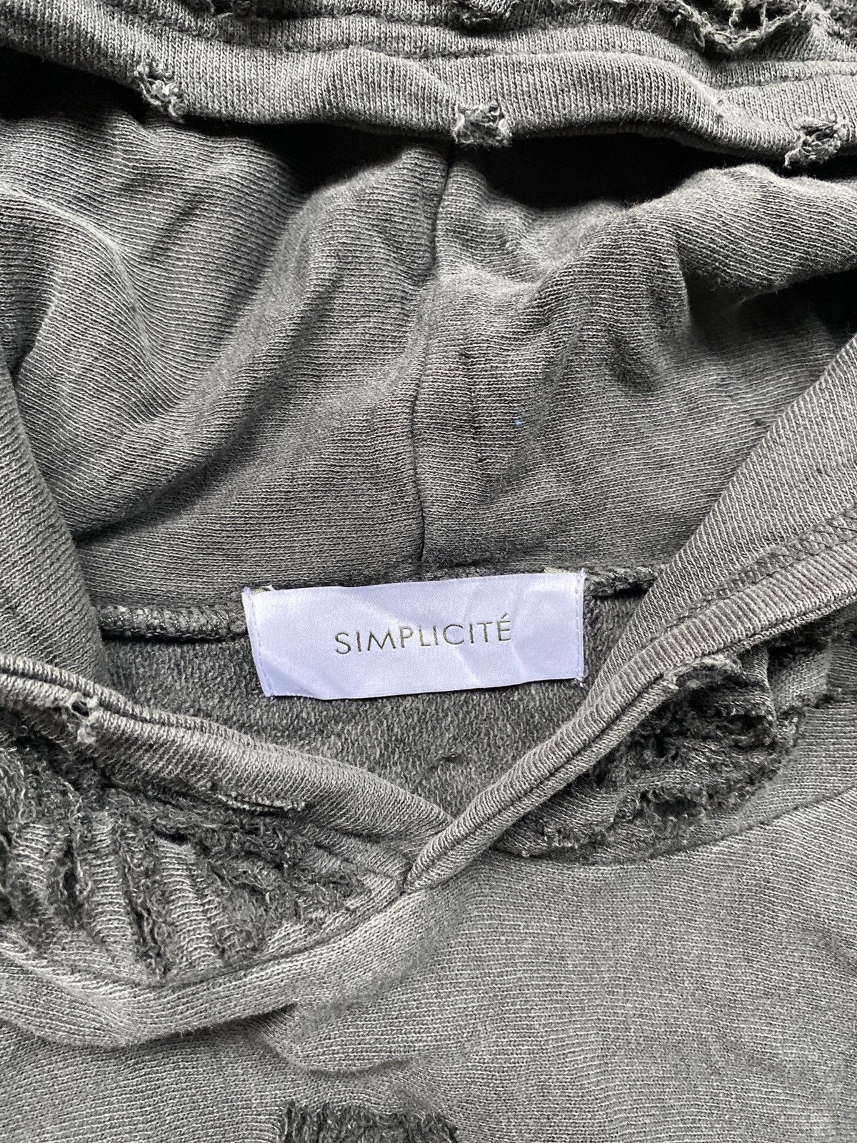 Hysteric Glamour × If Six Was Nine × Le Grande Bleu (L.G.B.) SIMPLICITE DISTRESSED GRUNGE PUNK SEDITIONARIES HOODIE Size US L / EU 52-54 / 3 - 6 Thumbnail