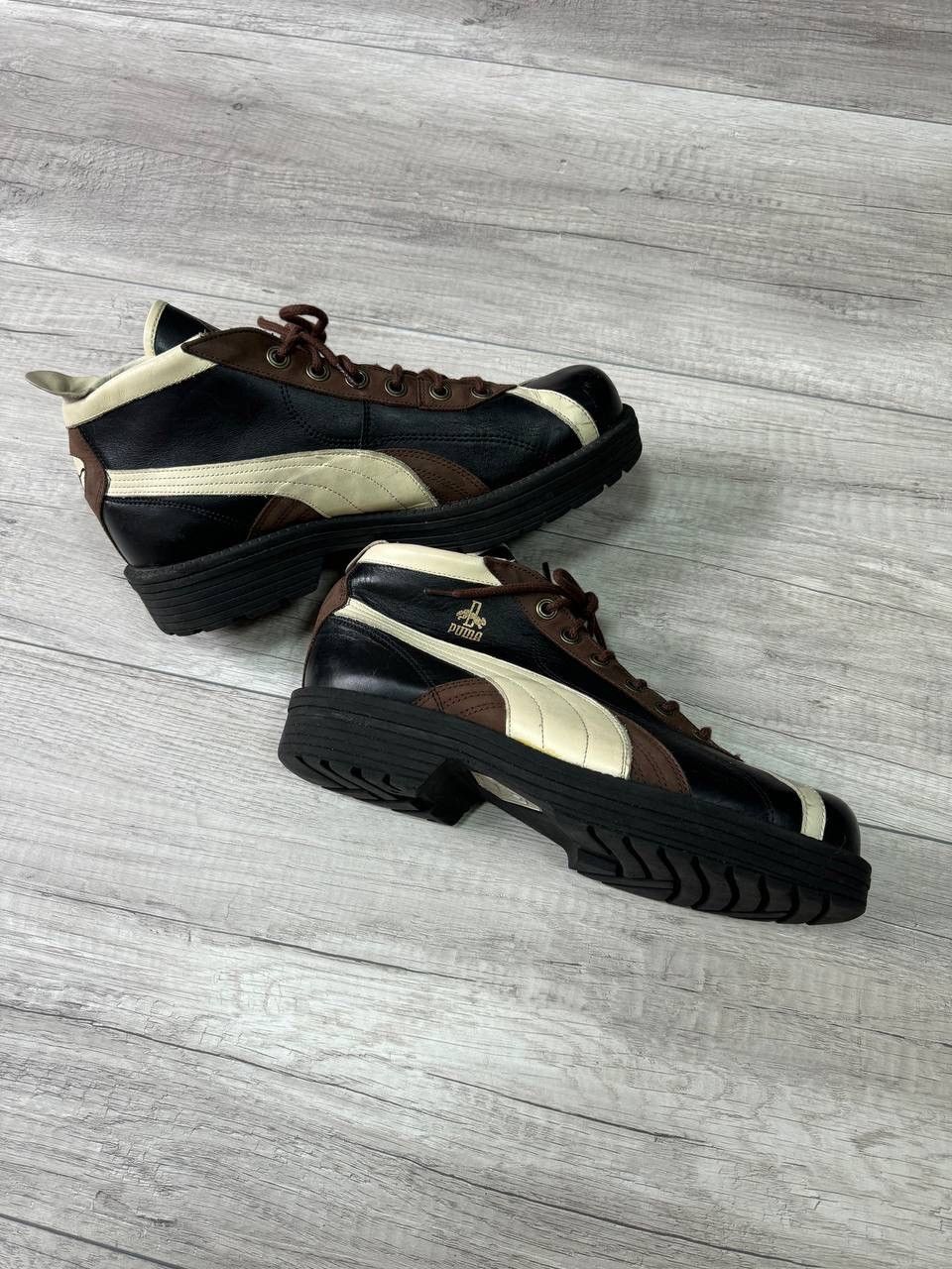 Puma Vintage 90s Puma Rudolf Dassler Rare Leather Boots | Grailed