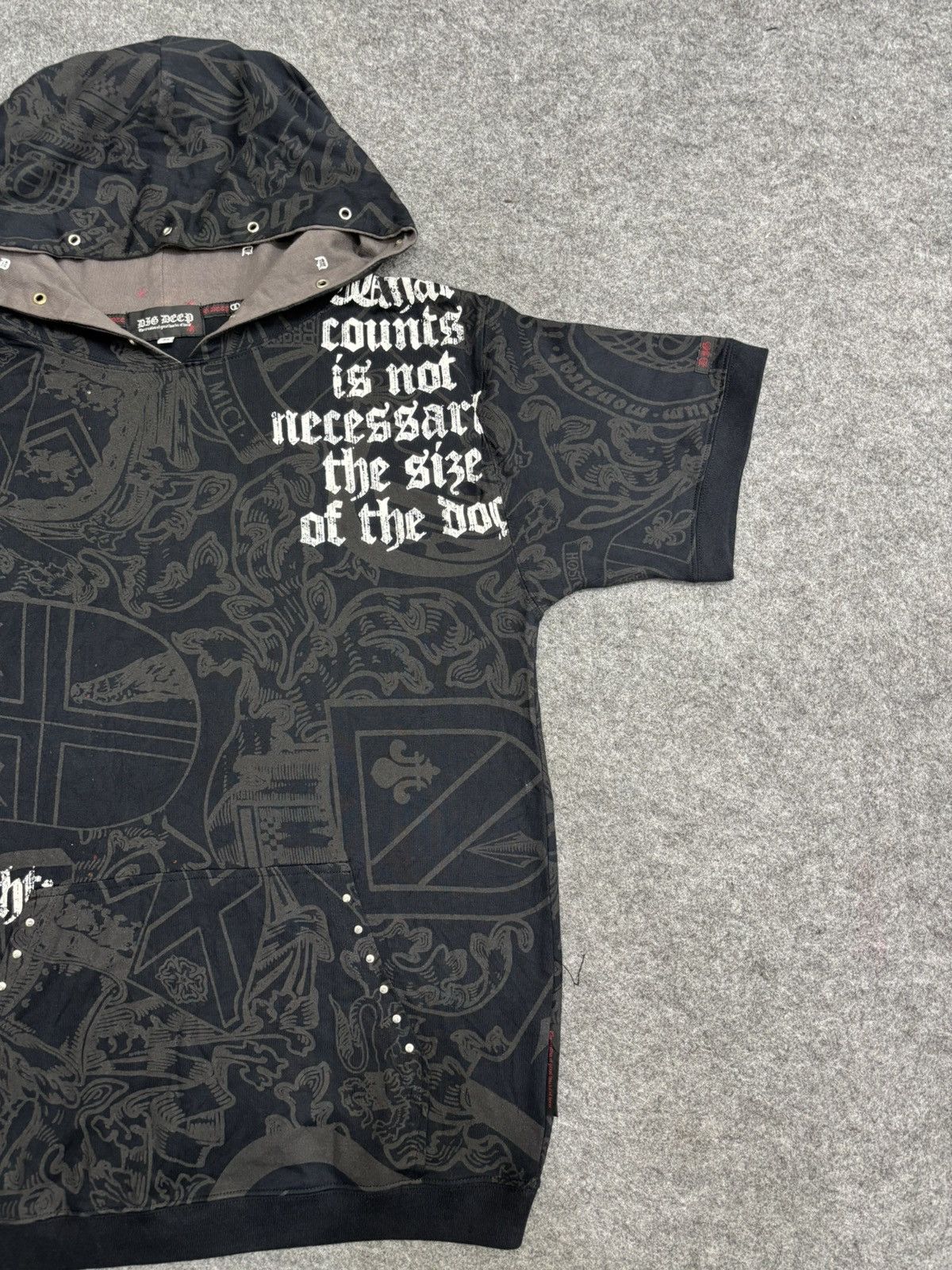 Seditionaries 💥Punk Style💥Rare Dig Deep Full Print Hoodie Shirt F594 Size US M / EU 48-50 / 2 - 5 Thumbnail