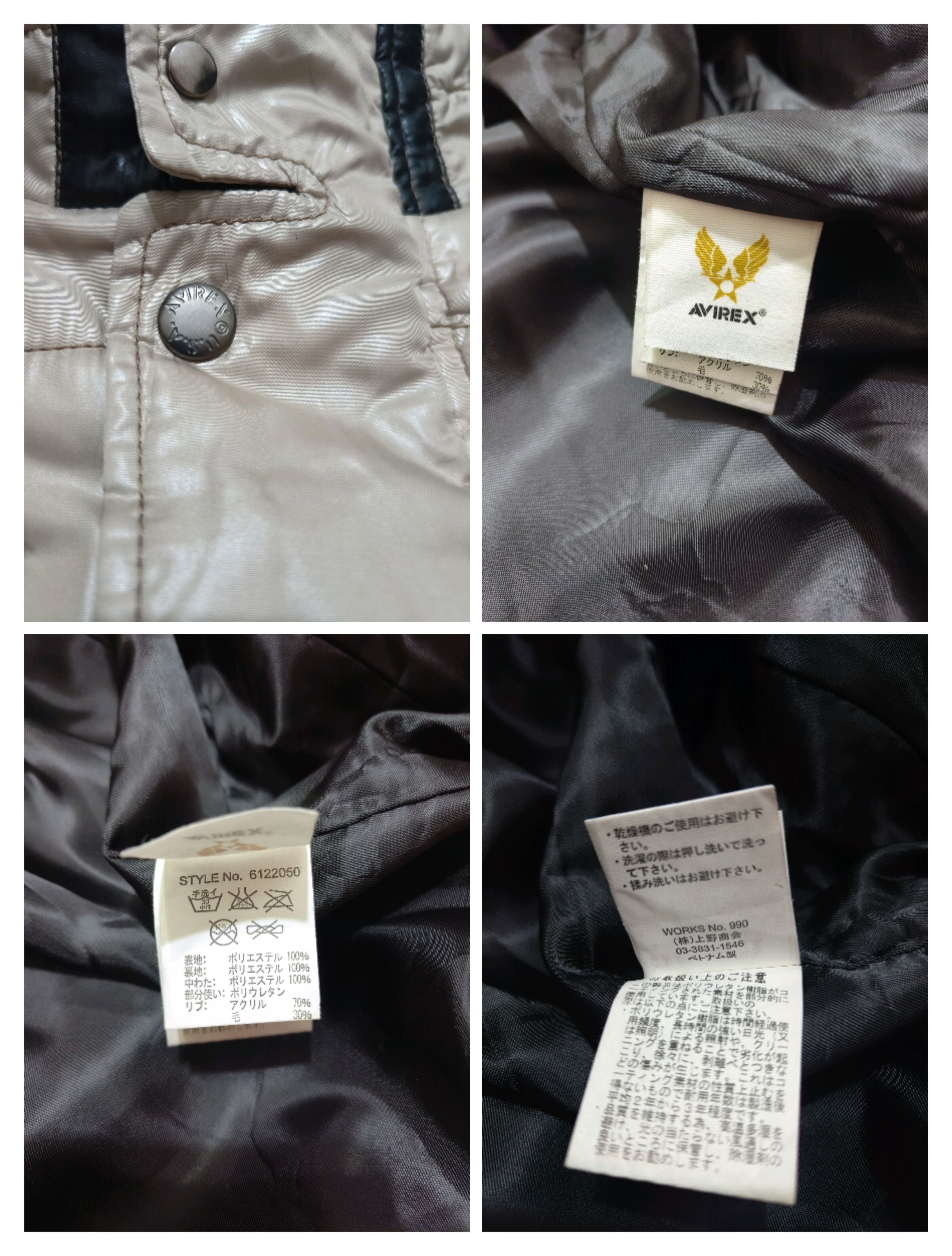 Avirex Vintage Avirex Military USAF Aero Service Down Puffer Jacket Size US M / EU 48-50 / 2 - 8 Thumbnail