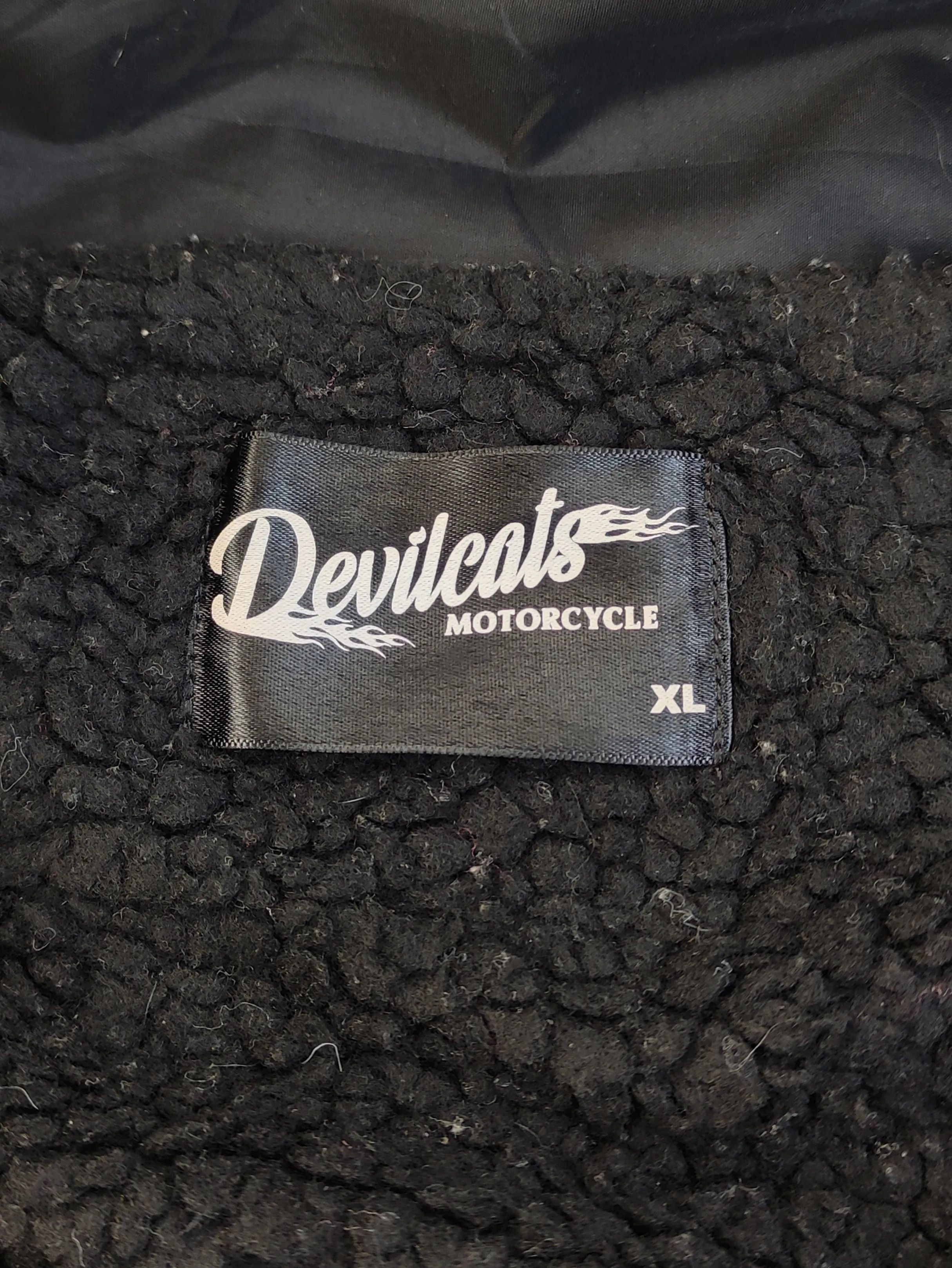 NASCAR Vintage Devilcats Motorcycle Racing Jacket J038 Size US L / EU 52-54 / 3 - 2 Thumbnail