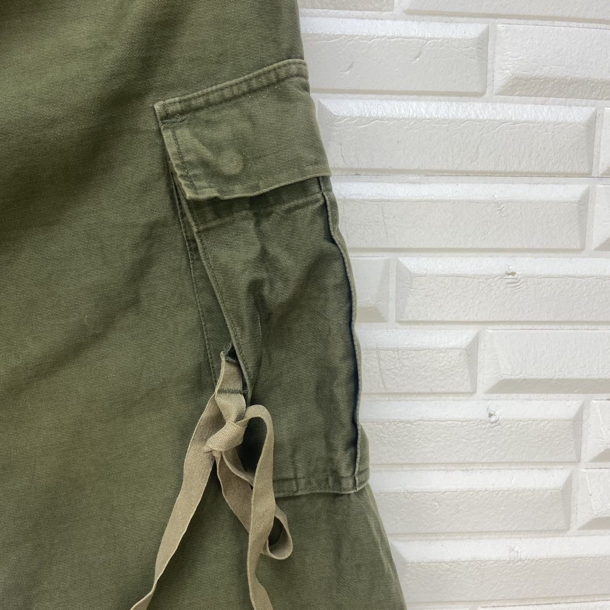 KOJIMA GENES Military Issue M-65 Parachute Bondage Cargo Trousers Size US 31 - 14 Thumbnail