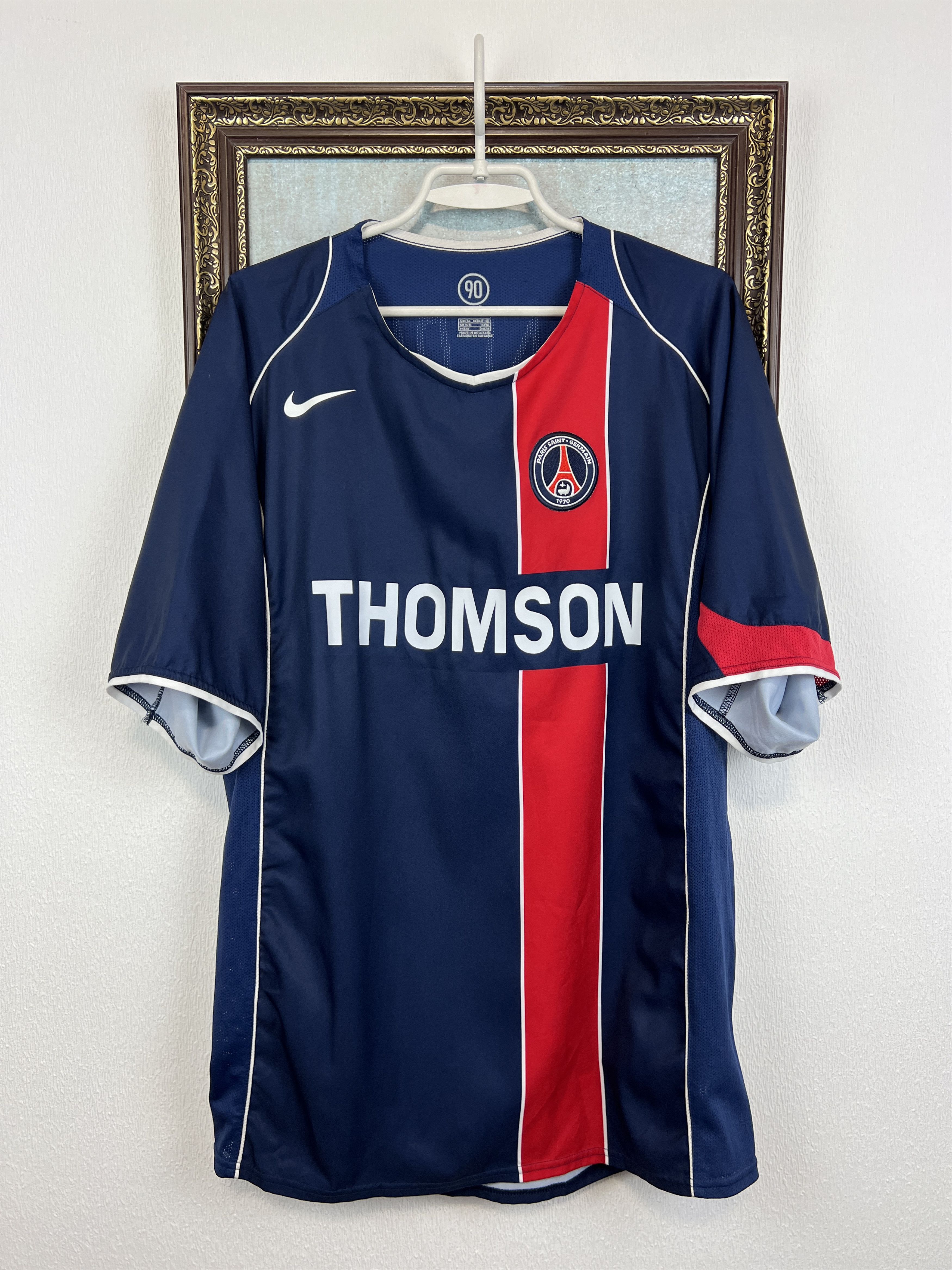 Nike Paris Saint-Germain PSG football shirt #10 Ronaldinho Jersey Size US XL / EU 56 / 4 - 1 Thumbnail