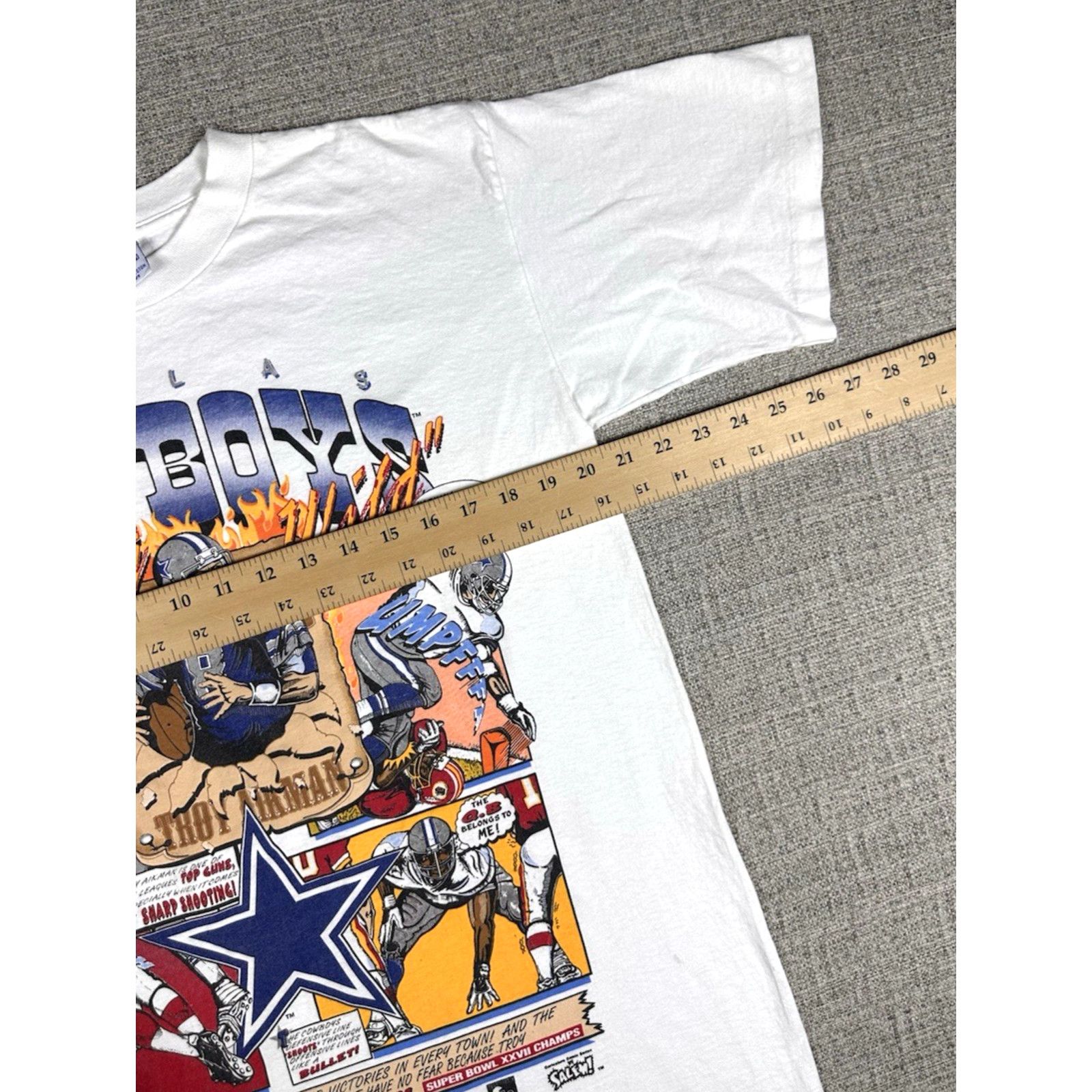 Salem Sportswear Salem Dallas Cowboys Aikman Triplets Comic Strip Sz M USA Size US M / EU 48-50 / 2 - 4 Thumbnail