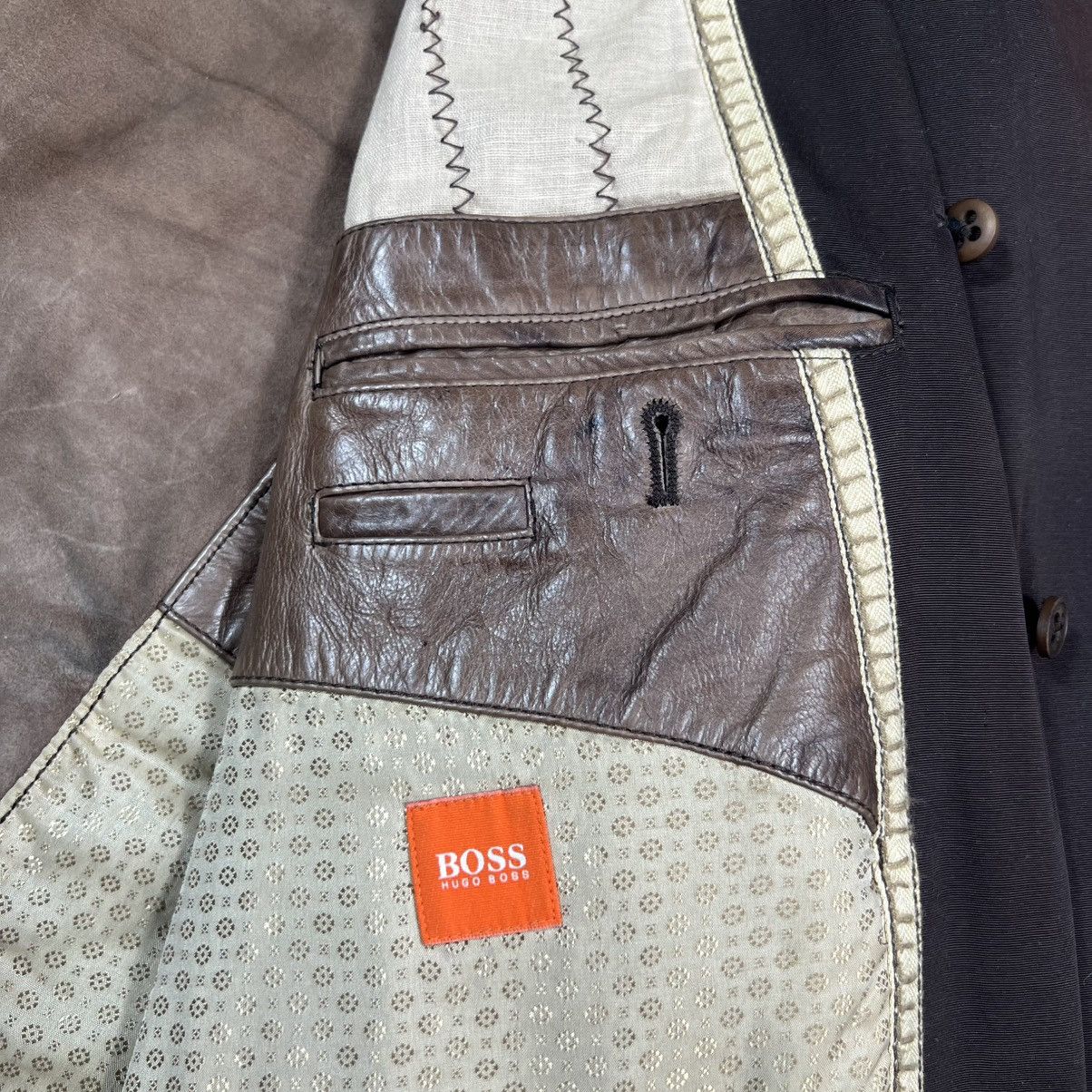 Hugo Boss HUGO BOSS Calfskin Leather Handcrafted Biker Jacket Rare Size US L / EU 52-54 / 3 - 16 Thumbnail