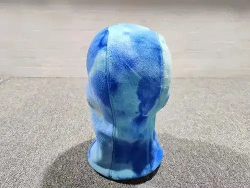 Other Light Blue Color Fleece Tie Dye Balaclava Ski Mask Size ONE SIZE - 4 Thumbnail