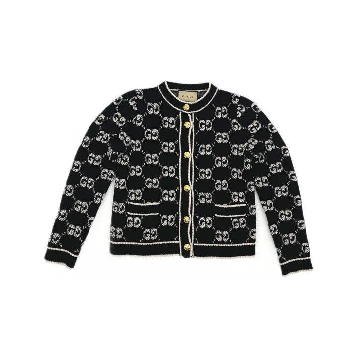 Gucci Gucci GG Pattern Long Sleeve Knit Sweater-2507 Size S / US 4 / IT 40 - 2 Thumbnail