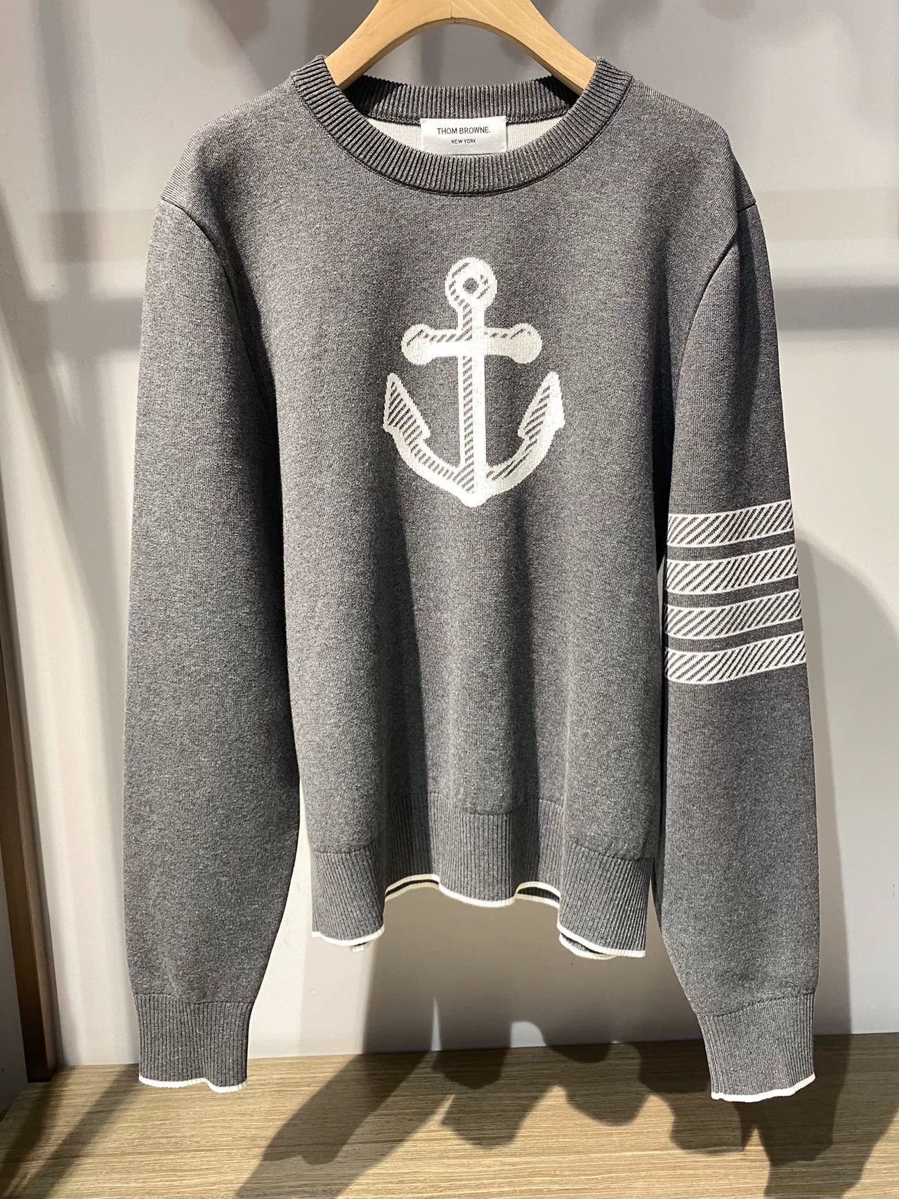 Thom Browne Thom Browne Anchor Knit Sweater Size US XL / EU 56 / 4 - 1 Thumbnail