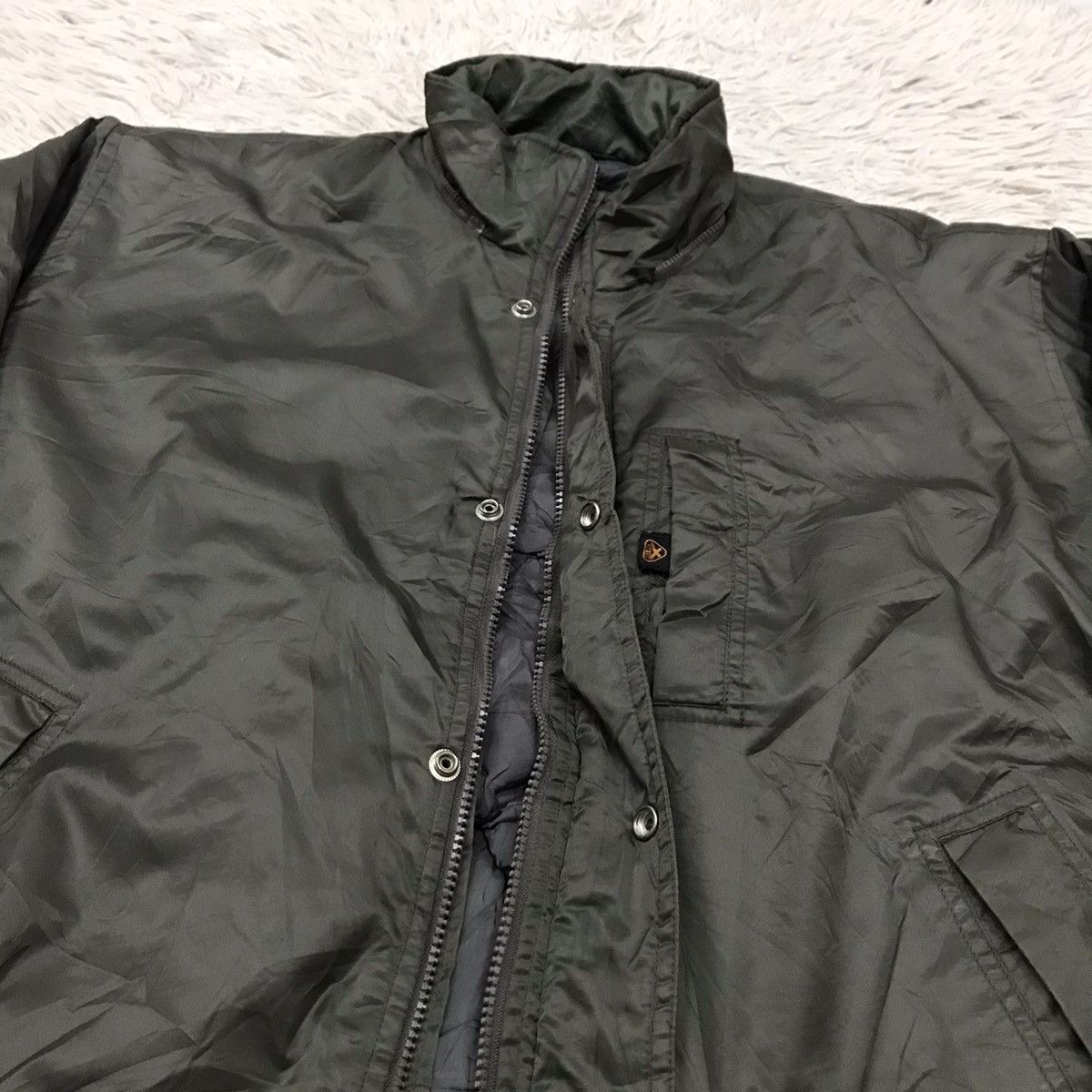 Japanese Brand Xebec Urban Utility Wear & Gear Quilted Lined Bomber Jacket Size US XL / EU 56 / 4 - 13 Thumbnail