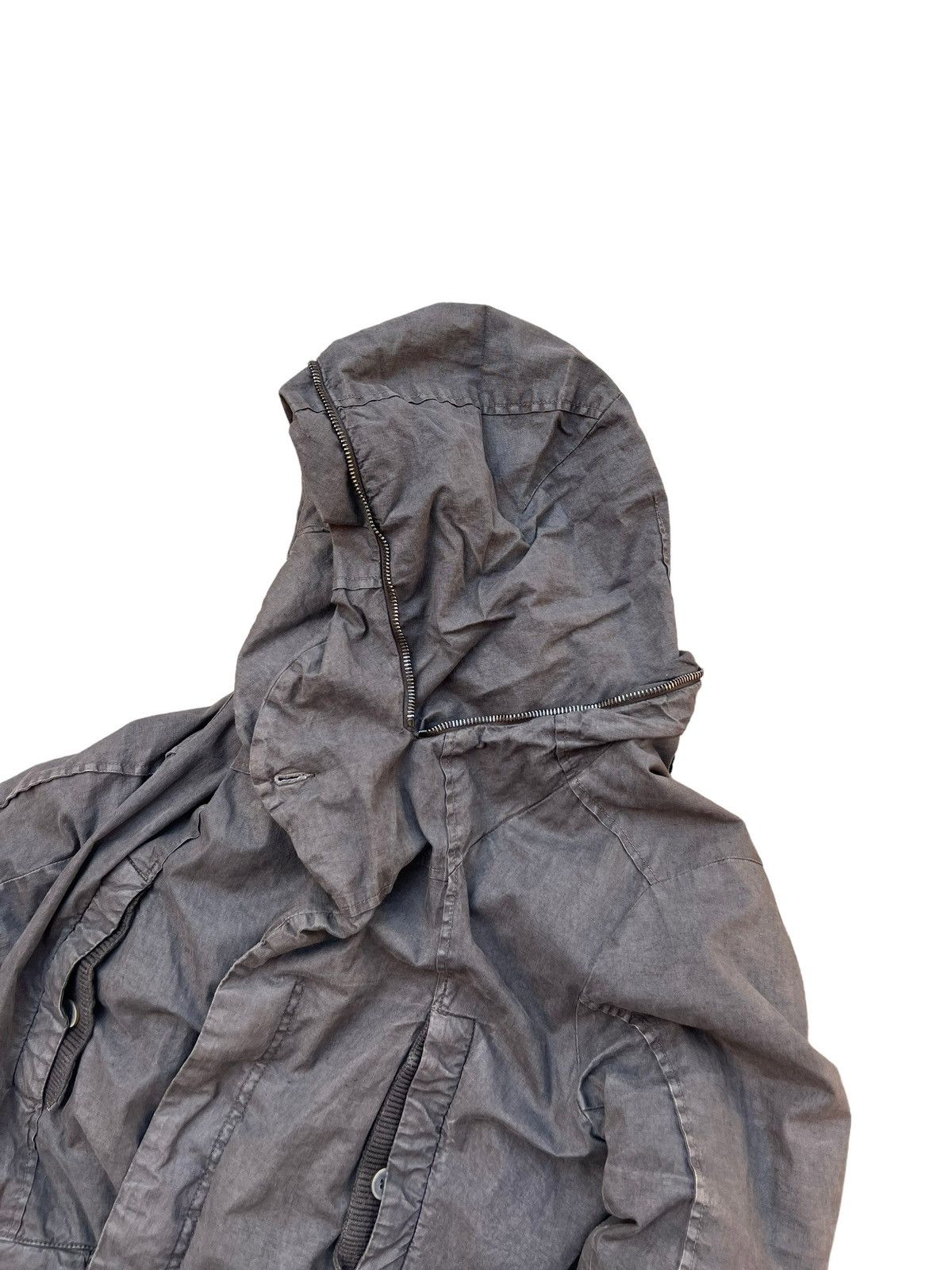 Transit Uomo Vintage Transit Uomo V310 Linen Hoodie Coat Parka Jacket Size US M / EU 48-50 / 2 - 19 Thumbnail
