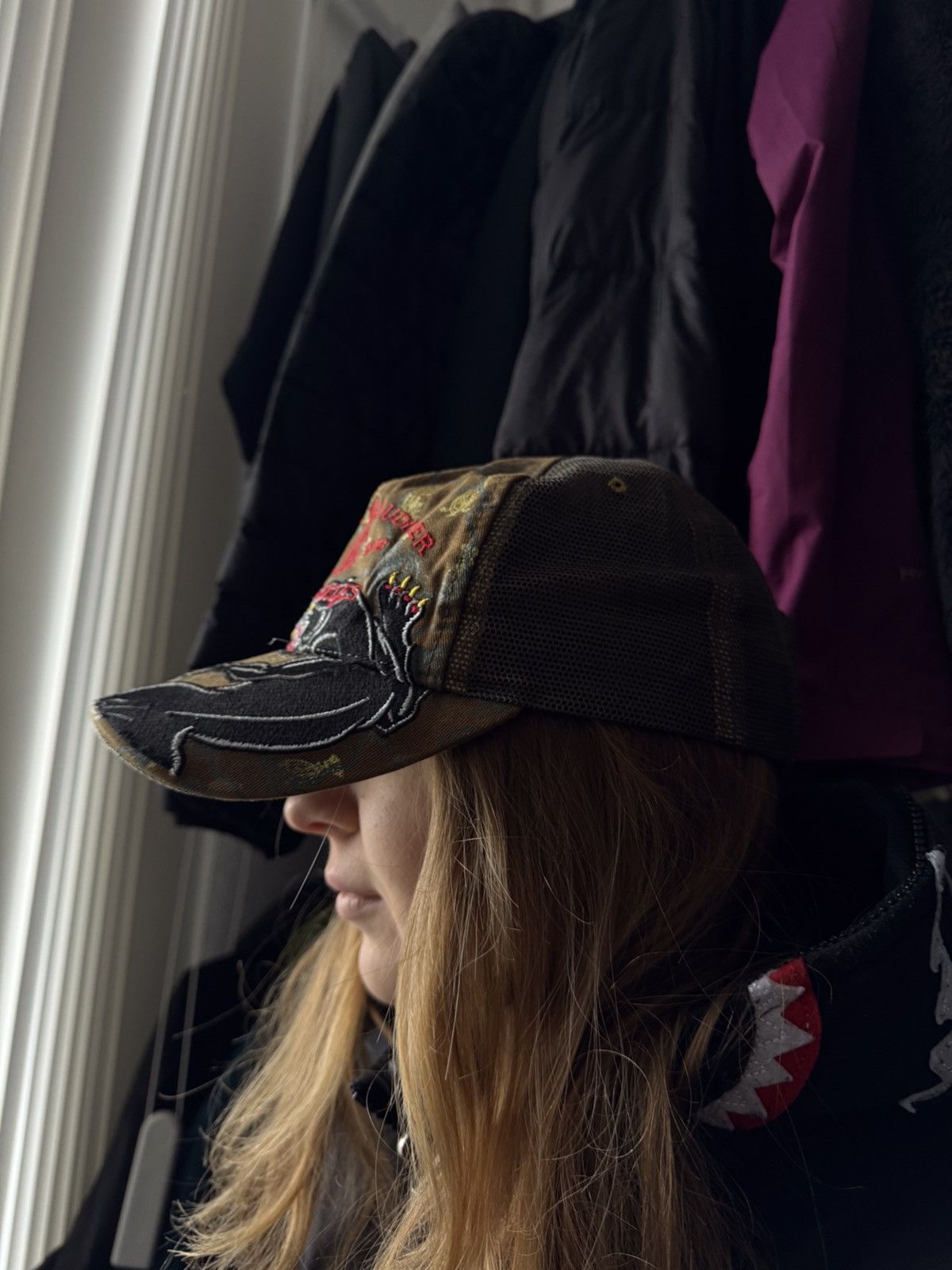 Christian Audigier × Japanese Brand × Vintage Vintage Christian Audigier Los Angeles hat Japanese style Size ONE SIZE - 9 Thumbnail