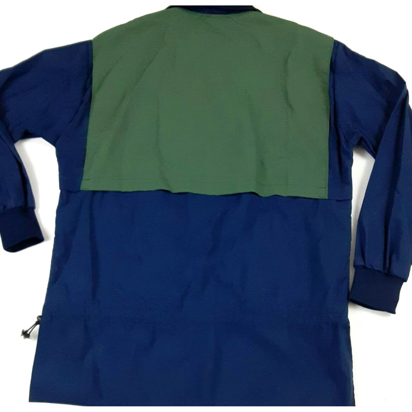 Vintage VINTAGE Sew Sporty Rowing Jacket Green-Blue Large 1/4 Zip Shirt Mens 80s Windbreaker Size US L / EU 52-54 / 3 - 6 Thumbnail