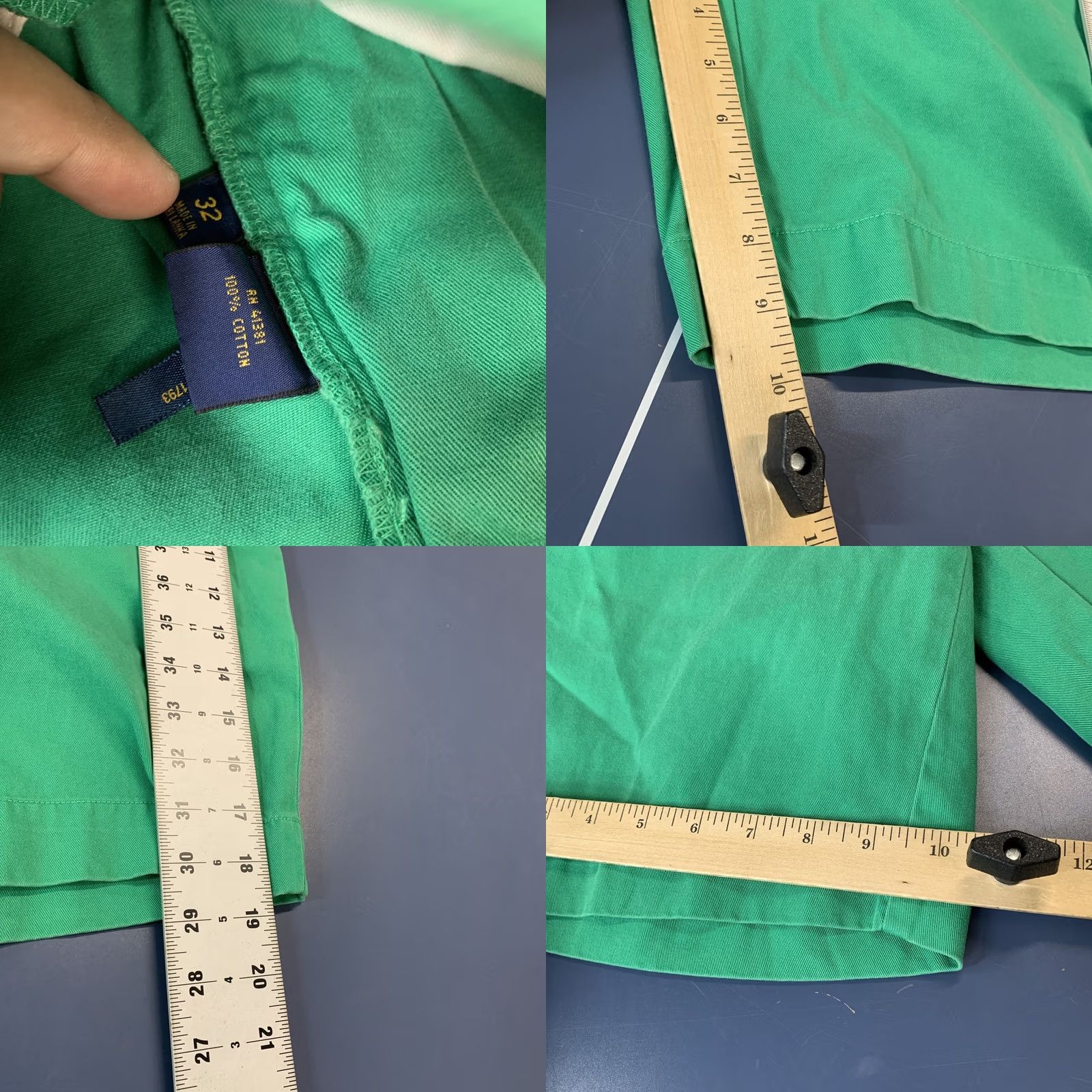 Polo Ralph Lauren Polo Ralph Lauren Chino Shorts Mens 32 Green Preppy Casual 32x9 Size US XS / EU 42 / 0 - 8 Thumbnail