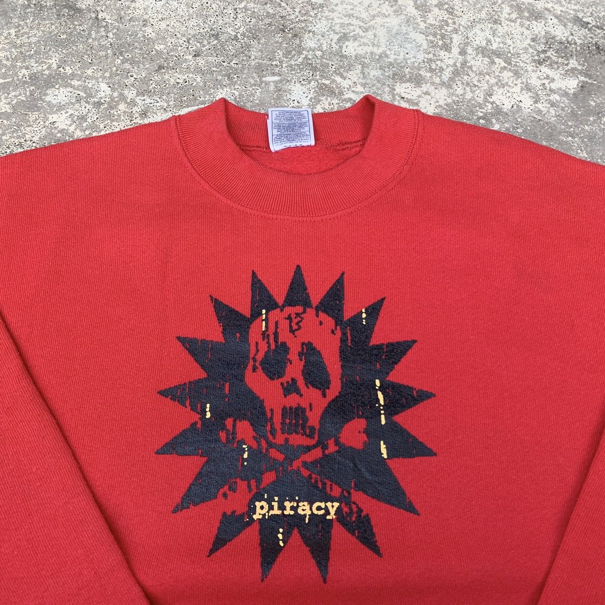 Vintage Vintage 90s Piracy Skulls Sweatshirt Big Logo Size US M / EU 48-50 / 2 - 4 Thumbnail