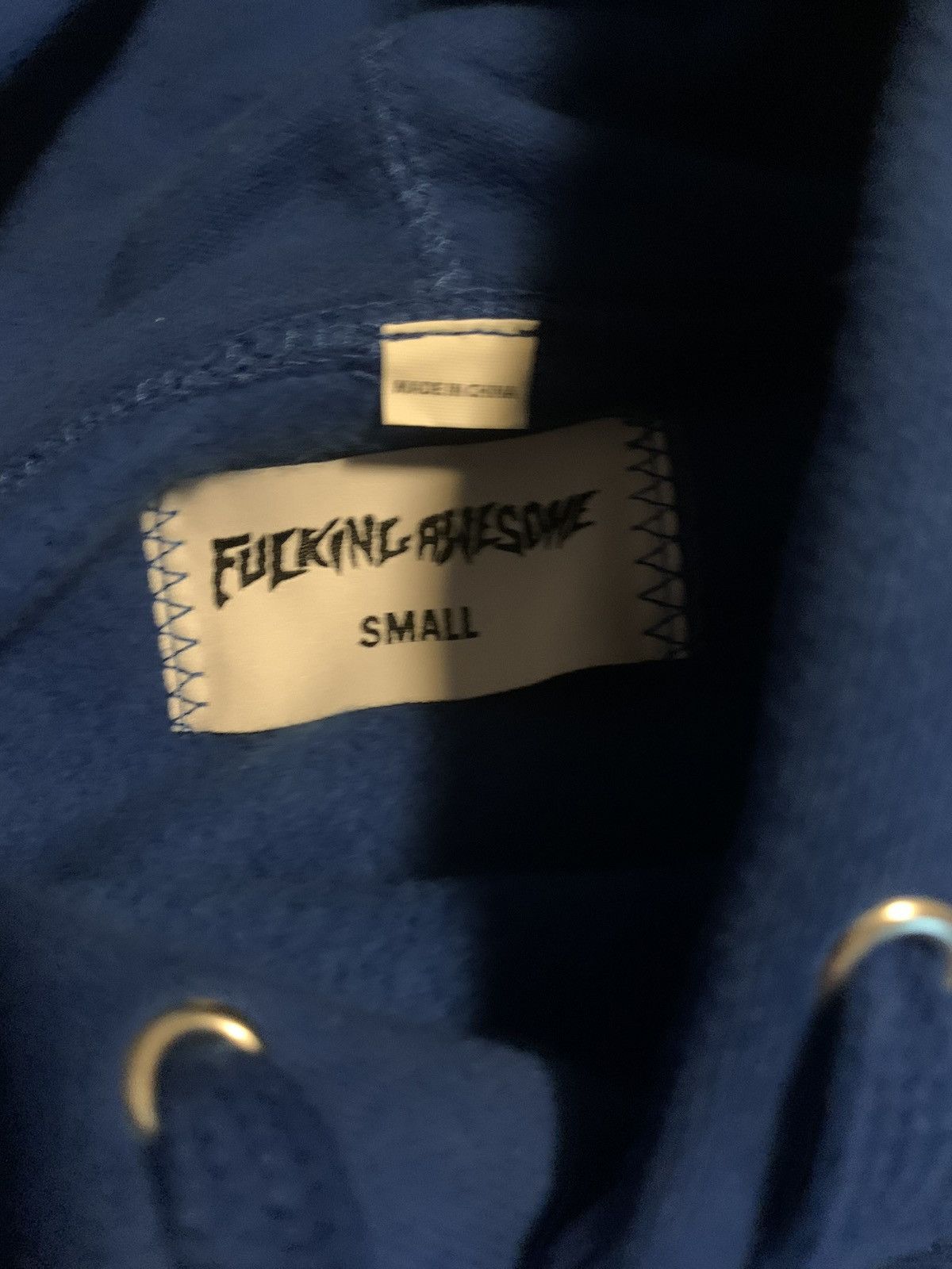 Fucking Awesome blue small logo Fucking Awesome hoodie never worn Size US S / EU 44-46 / 1 - 6 Thumbnail