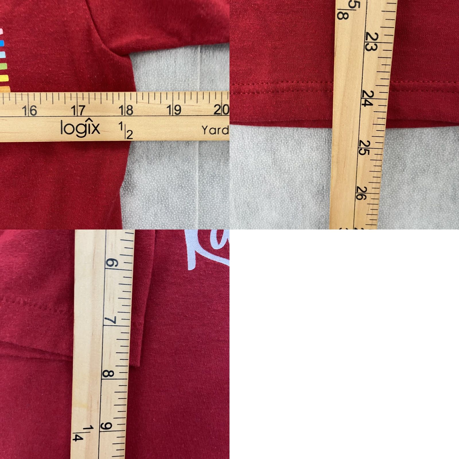 Velva Sheen VINTAGE Velva Sheen Kansas City Missouri Red Graphic T Shirt Adult Medium 80s Mens Slim Short Sleeve Crew Neck 100% Cotton USA Size US M / EU 48-50 / 2 - 8 Thumbnail