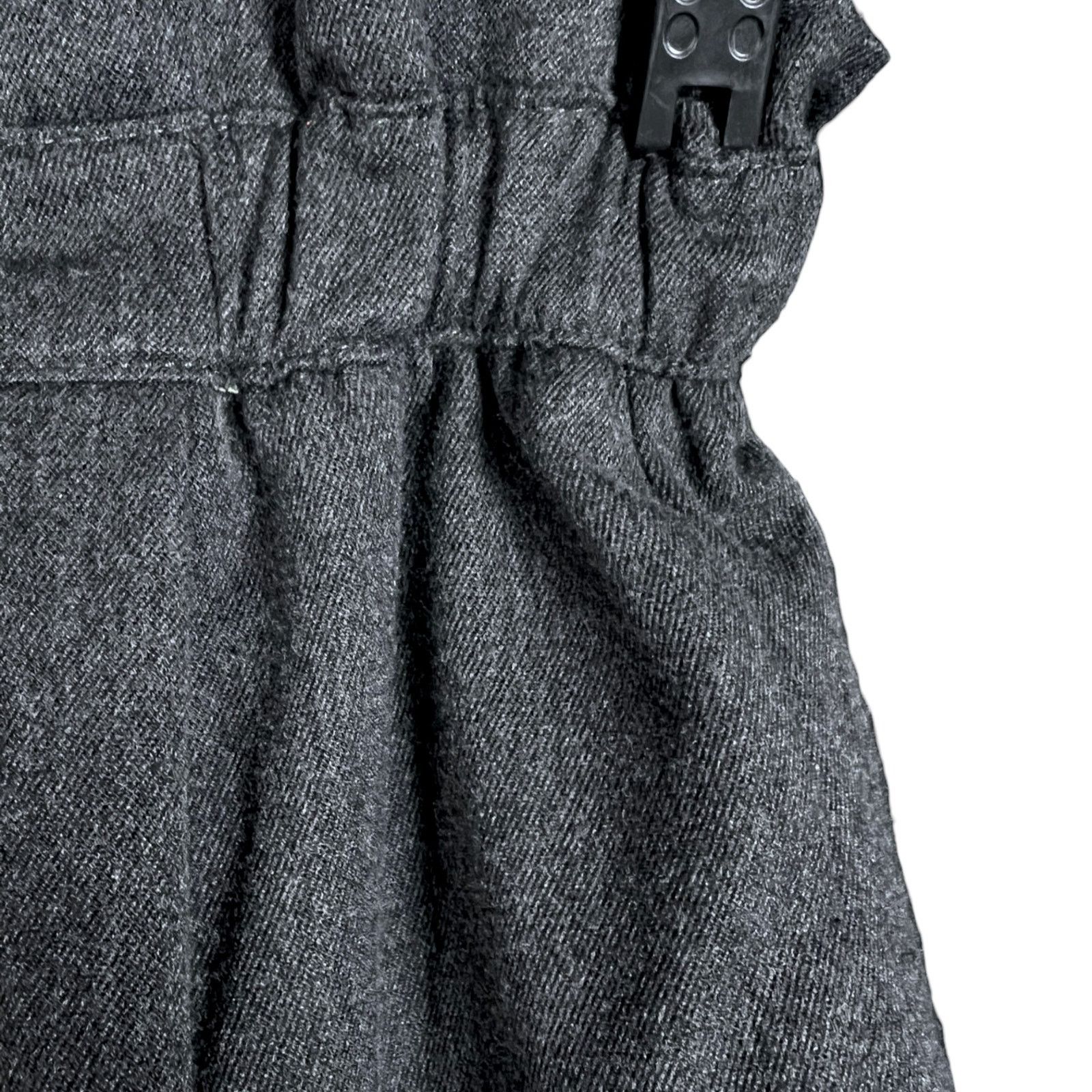 Zara Zara Womens 4 Dark Gray Pleated Gathered Utility Cargo Pants Size 27" / US 4 / IT 40 - 5 Thumbnail